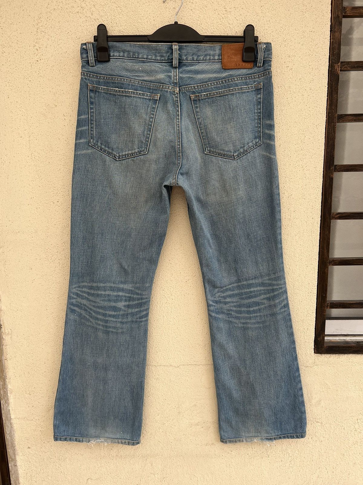 Theory Vintage Theory Distress Denim Boot Cut Jeans Size US 32 / EU 48 - 14 Thumbnail