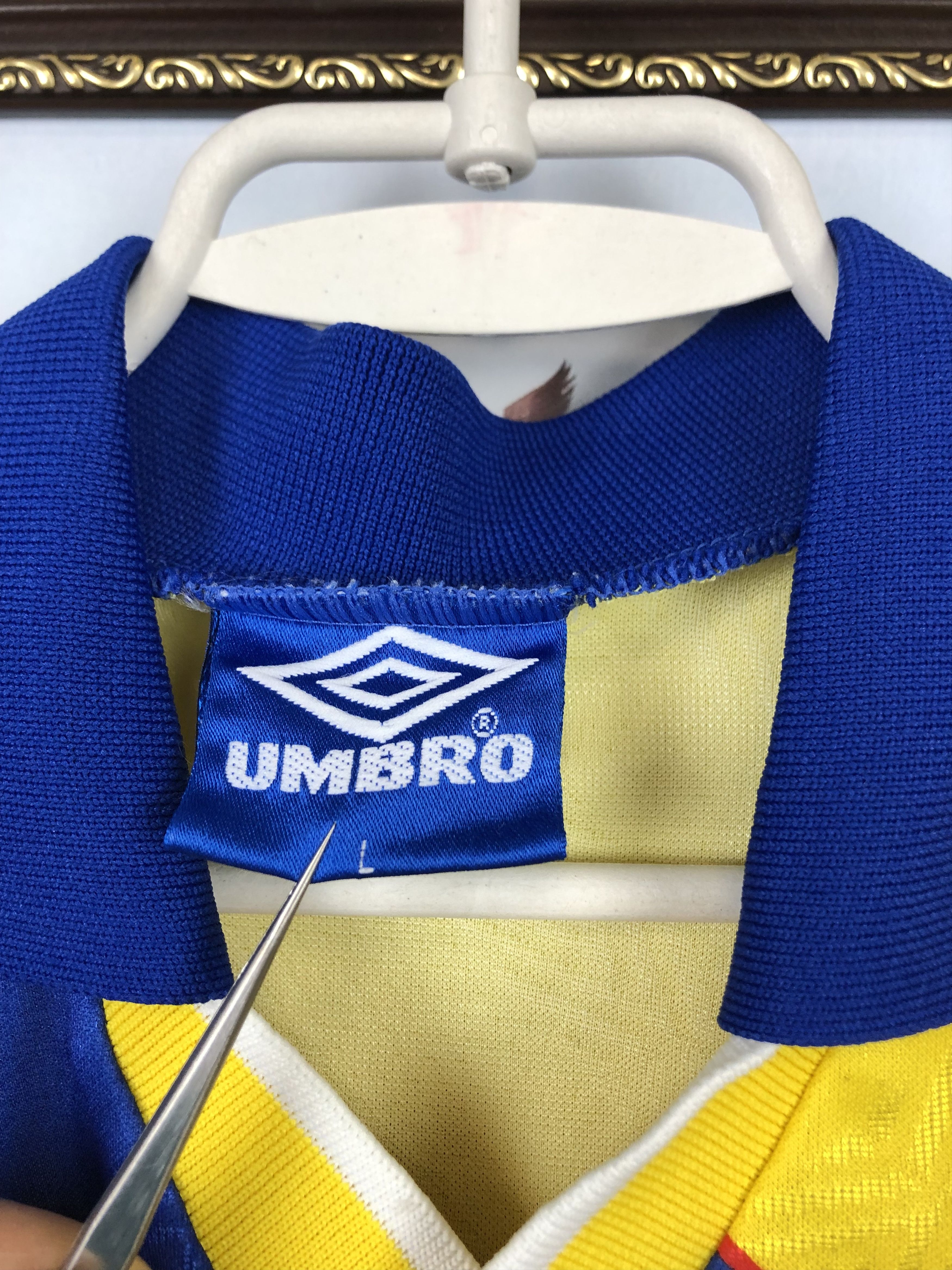 Umbro Vintage Football Template Romania Shirt Long Sleeve Rare Size US L / EU 52-54 / 3 - 6 Thumbnail