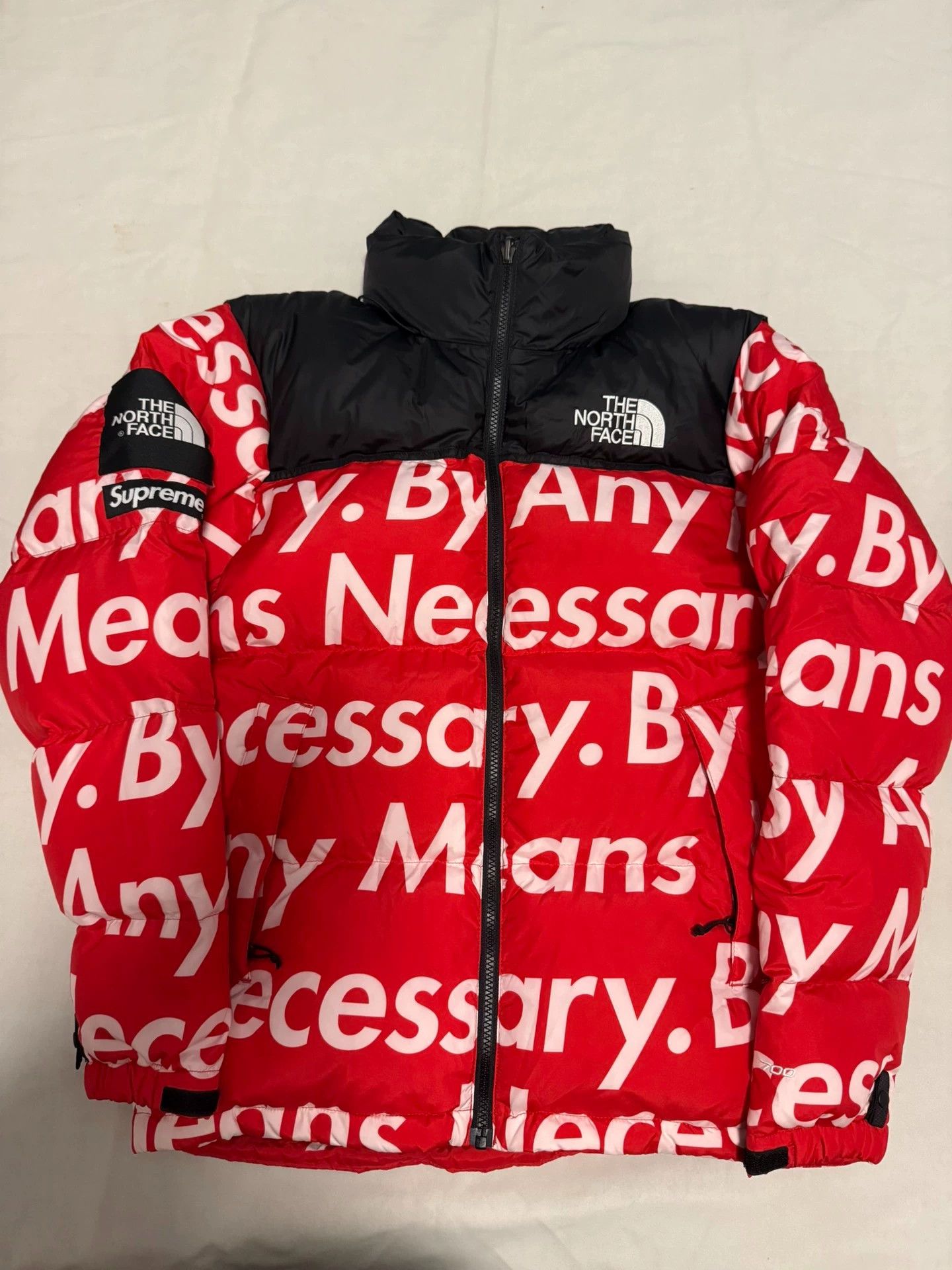 Supreme Supreme TNF by any means Red Puffer Jacket Size S Size US S / EU 44-46 / 1 - 1 Thumbnail