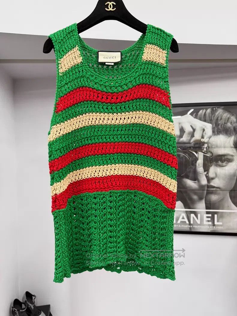 Gucci Gucci Colourful striped knitted vest Size XS / US 0-2 / IT 36-38 - 1 Thumbnail