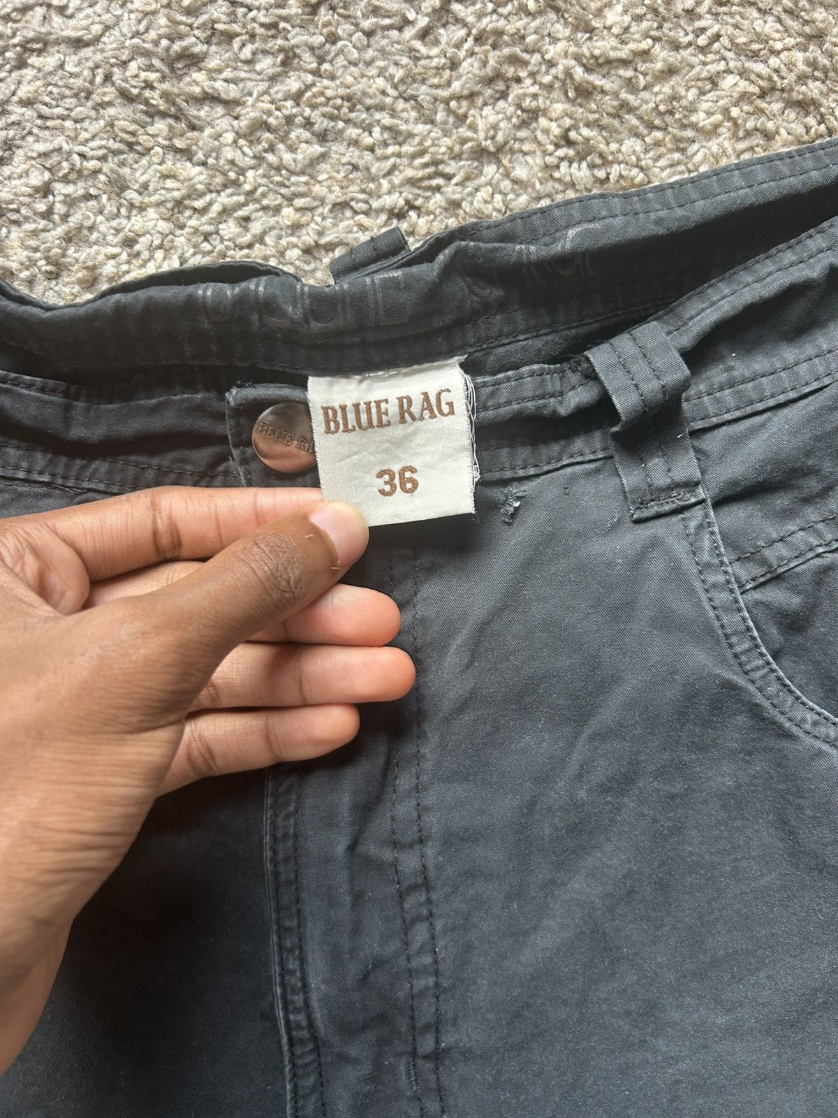 Other Thrifted black cargo shorts Size US 34 / EU 50 - 3 Thumbnail