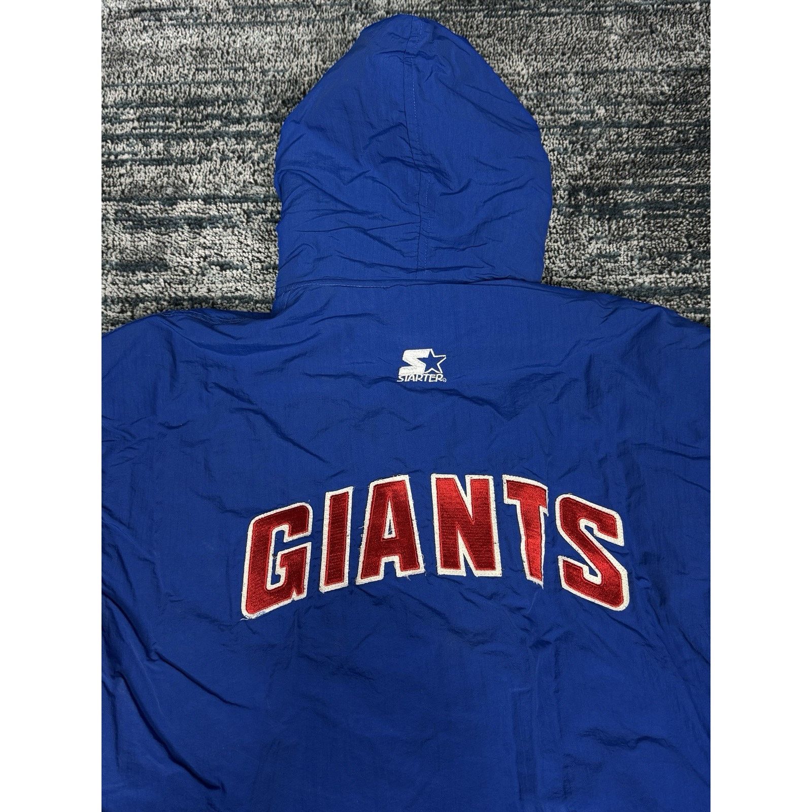 Starter New York Giants 1990s Vintage NFL Satin Starter SZ XL Size US XL / EU 56 / 4 - 11 Thumbnail
