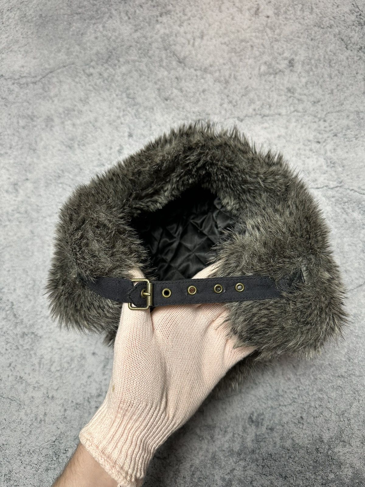Hysteric Glamour Vintage Y2K Fuzzy Ushanka Beanie Hat Mohair Faux Fur Size ONE SIZE - 9 Thumbnail