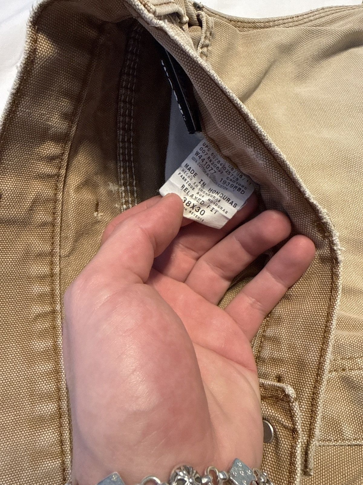 Dickies Vintage Dickies Faded Distressed Tan Carpenter Work Pants Size US 36 / EU 52 - 3 Thumbnail
