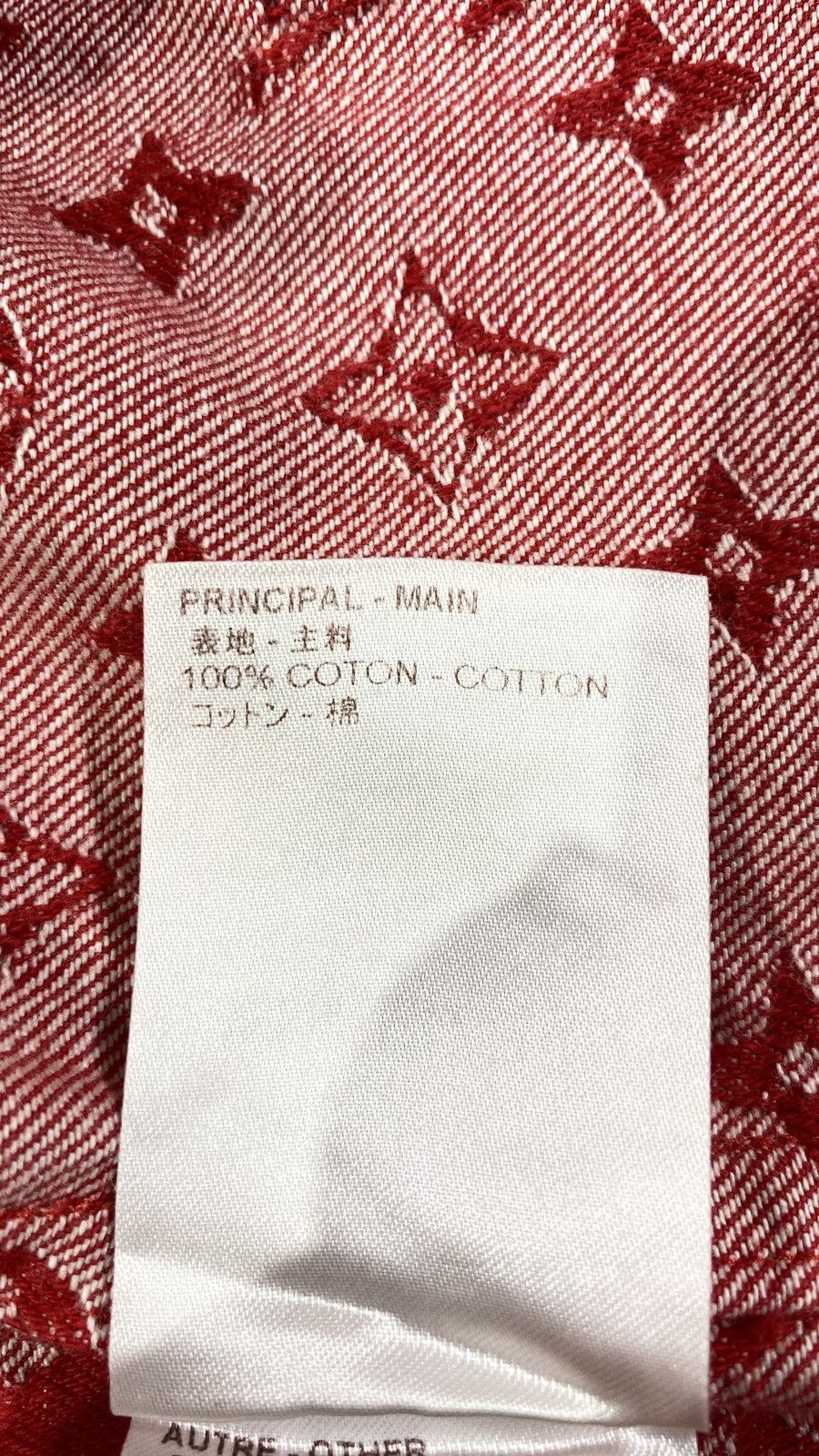Louis Vuitton × Supreme Louis Vuitton X Supreme 4L Baseball Jersey Denim Monogram Size US XXL / EU 58 / 5 - 7 Thumbnail