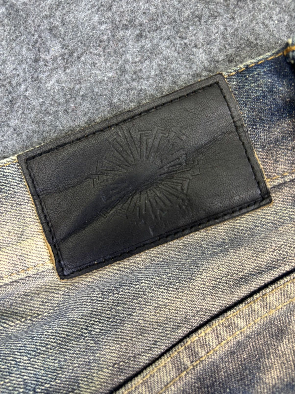 Tornado Mart 💥Archival Flare💥Rare Tornado Mart Deep Spray Denim K31 Size US 31 - 10 Thumbnail