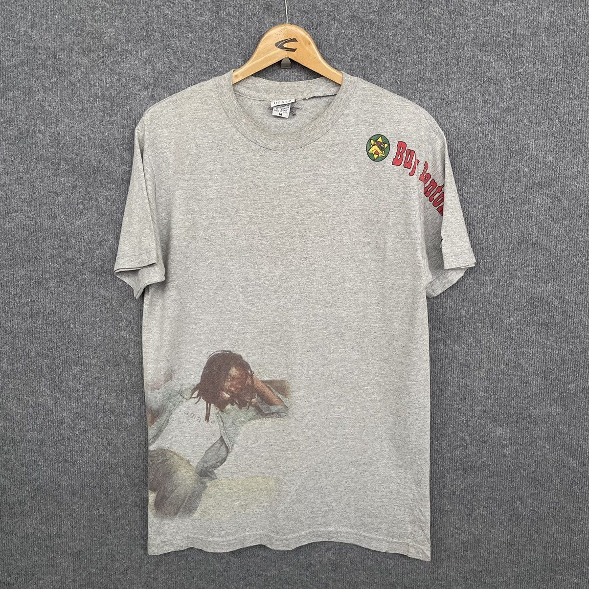 Rap Tees × Vintage Vintage 90s Nesta x Buju Banton Reggae Singer Godfather Tee Size US M / EU 48-50 / 2 - 1 Thumbnail