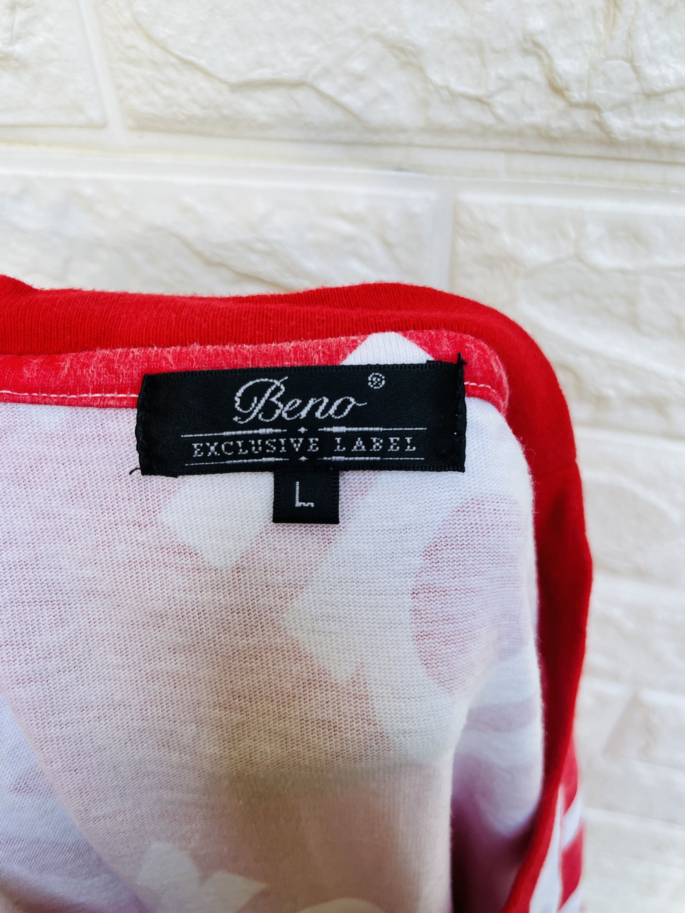 Japanese Brand × Vintage Vintage Beno Japanese Designer Fashion Style Shirt Size US L / EU 52-54 / 3 - 7 Thumbnail