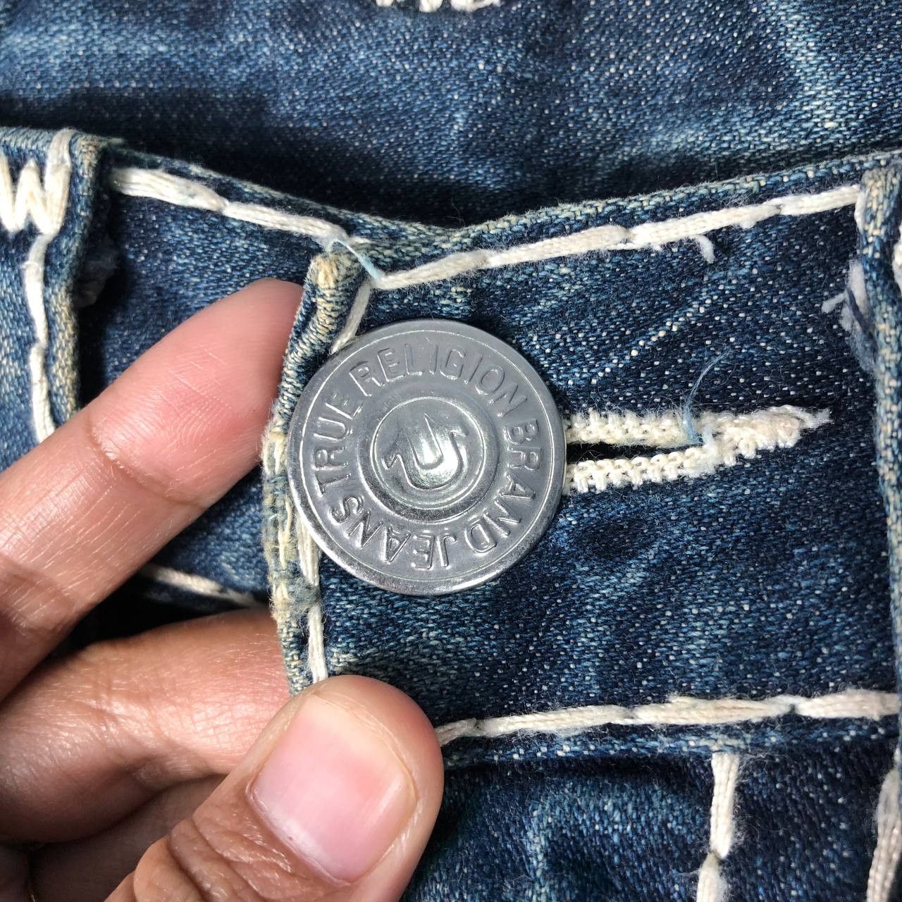 True Religion True Religion Women Joey Super T Jeans Size 34" / US 12 / IT 48 - 6 Thumbnail