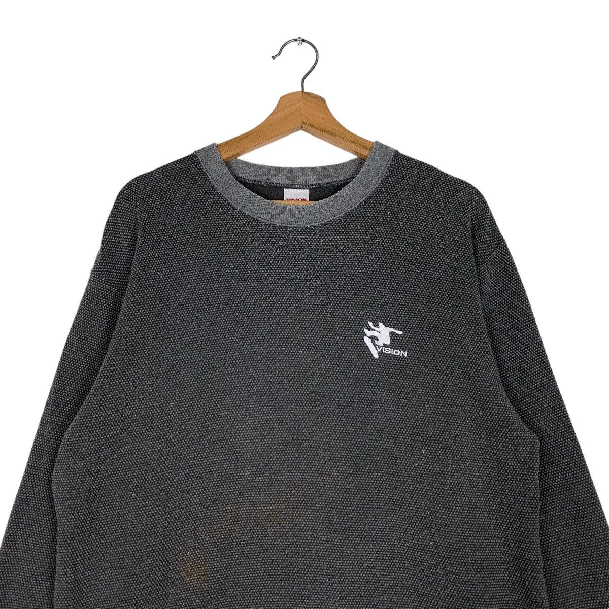 Vision Streetwear Vision Street Wear Embroidery Small Logo Sweater #0817-C37 Size US XL / EU 56 / 4 - 2 Thumbnail