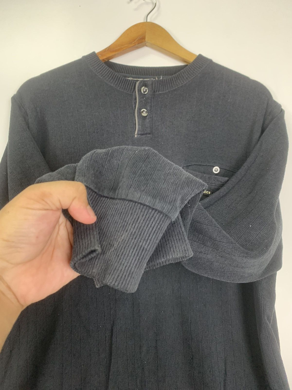Designer × Vintage × Yohji Yamamoto Vintage Yohji Yamamoto Sweater Size US L / EU 52-54 / 3 - 8 Thumbnail