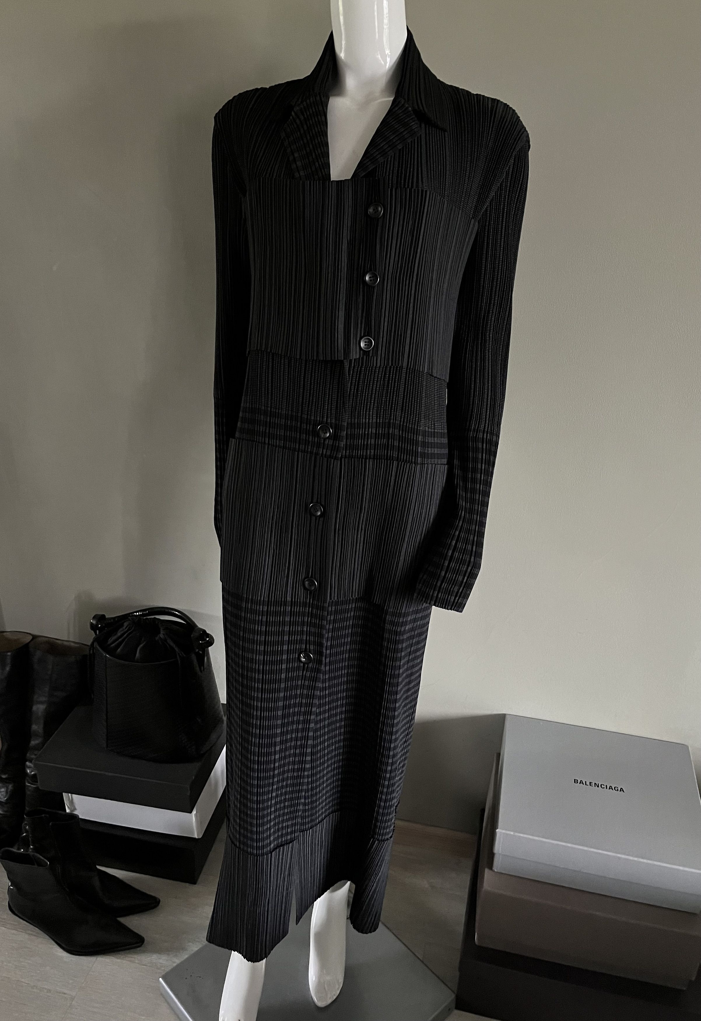 Issey Miyake Issey Miyake Coat Rare Mainline Size L / US 10 / IT 46 - 8 Thumbnail