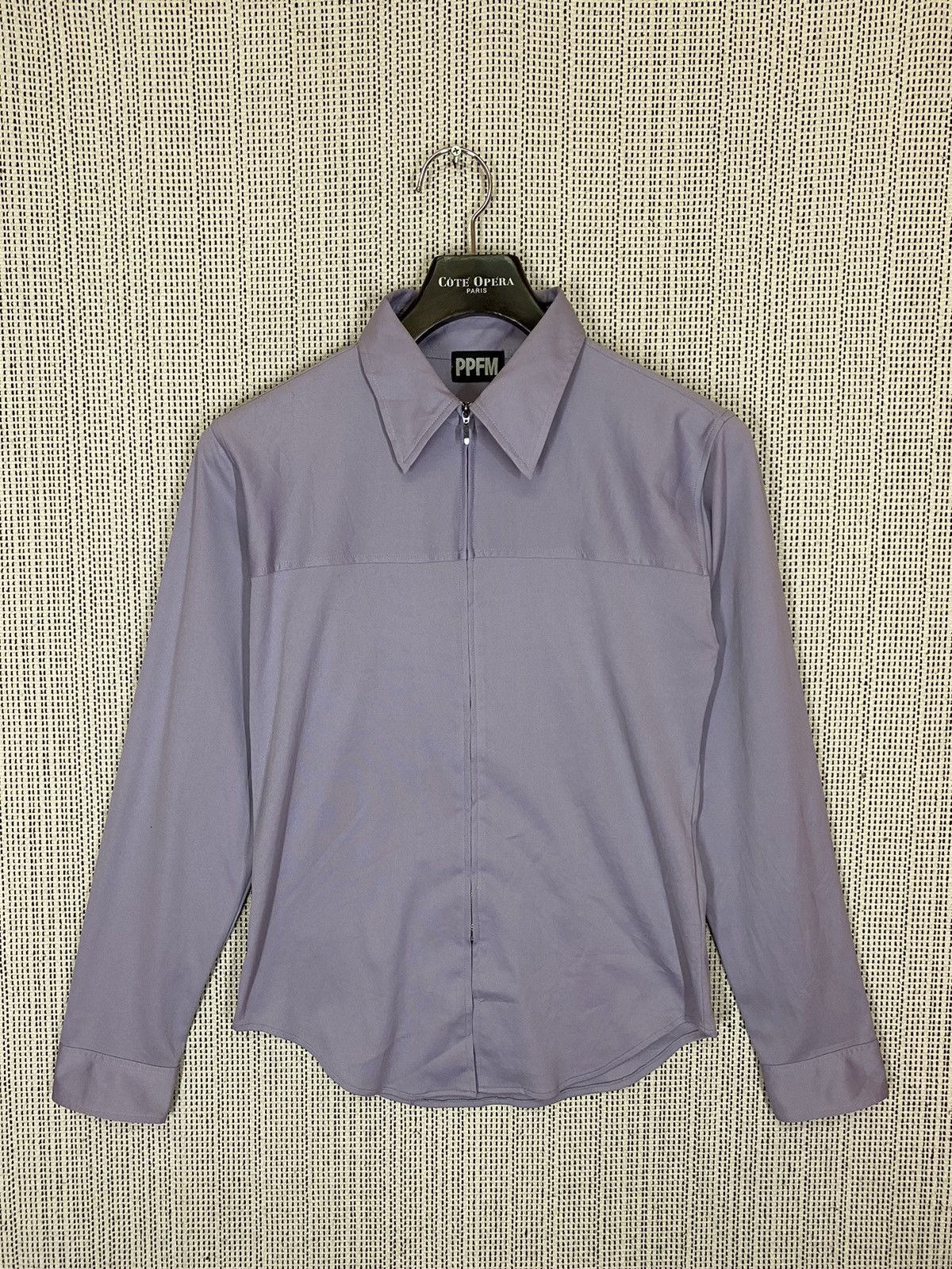 Japanese Brand × PPFM PPFM PURPLE SHIRT ZIP UPS SIMPLE PATTERN Size US M / EU 48-50 / 2 - 1 Thumbnail