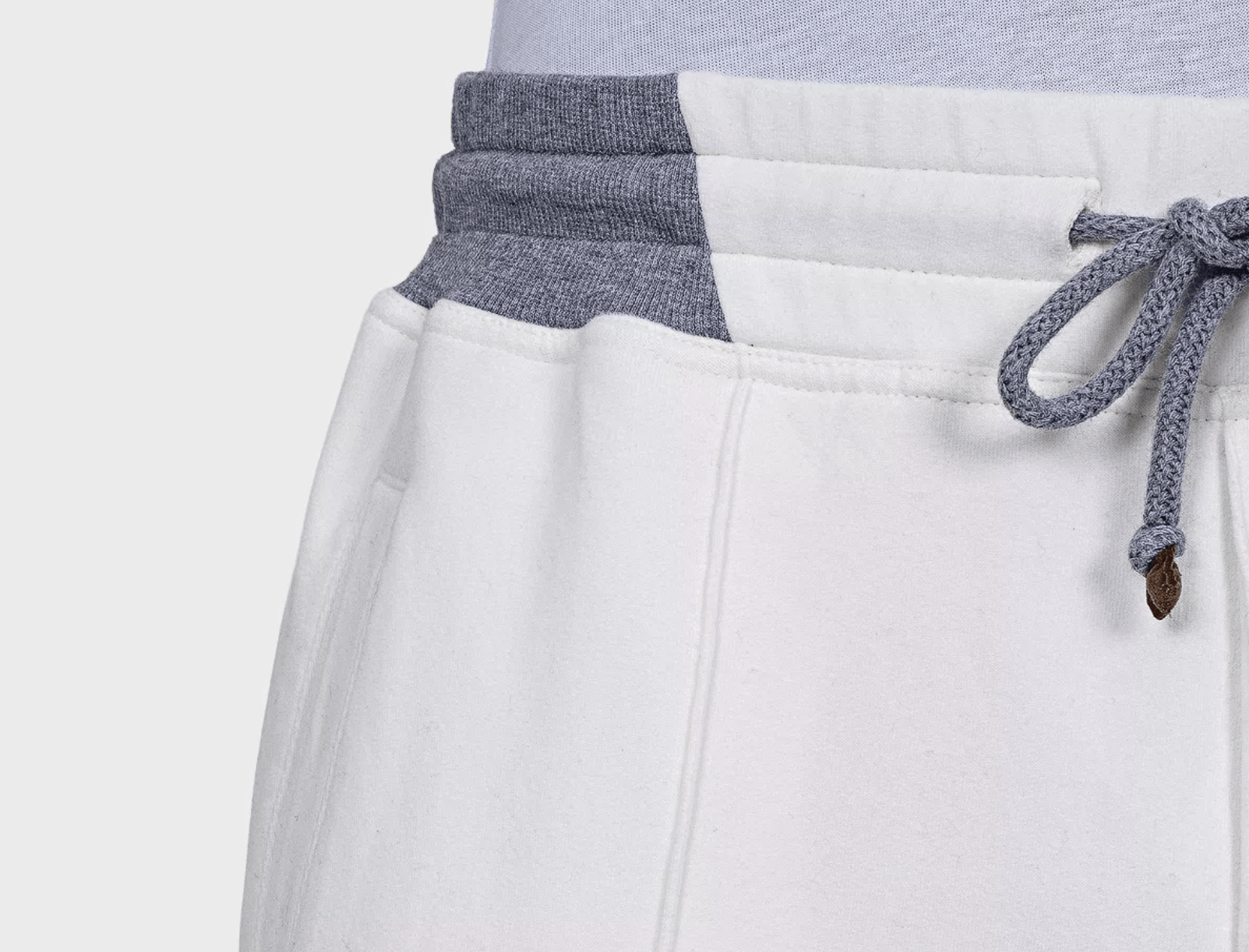 Brunello Cucinelli Brunello Cucinelli men’s white drawstring sweatpants Size US 32 / EU 48 - 4 Thumbnail