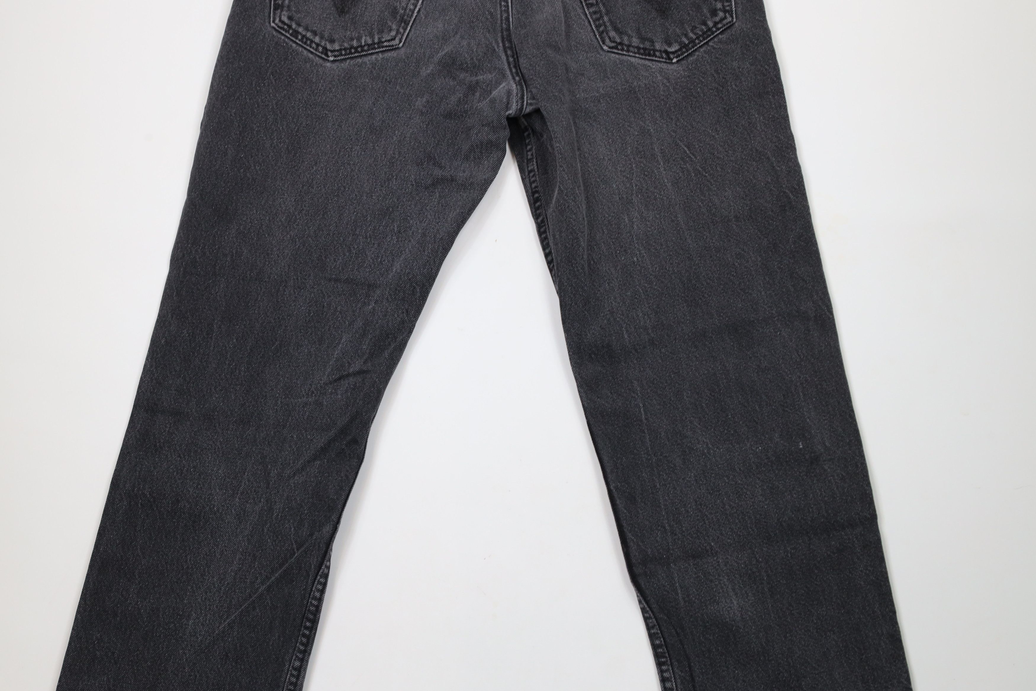 Levi's × Vintage Vintage Y2K 2005 Levis 550 Fit Denim Jeans Black Cotton Size 32 - 12 Thumbnail