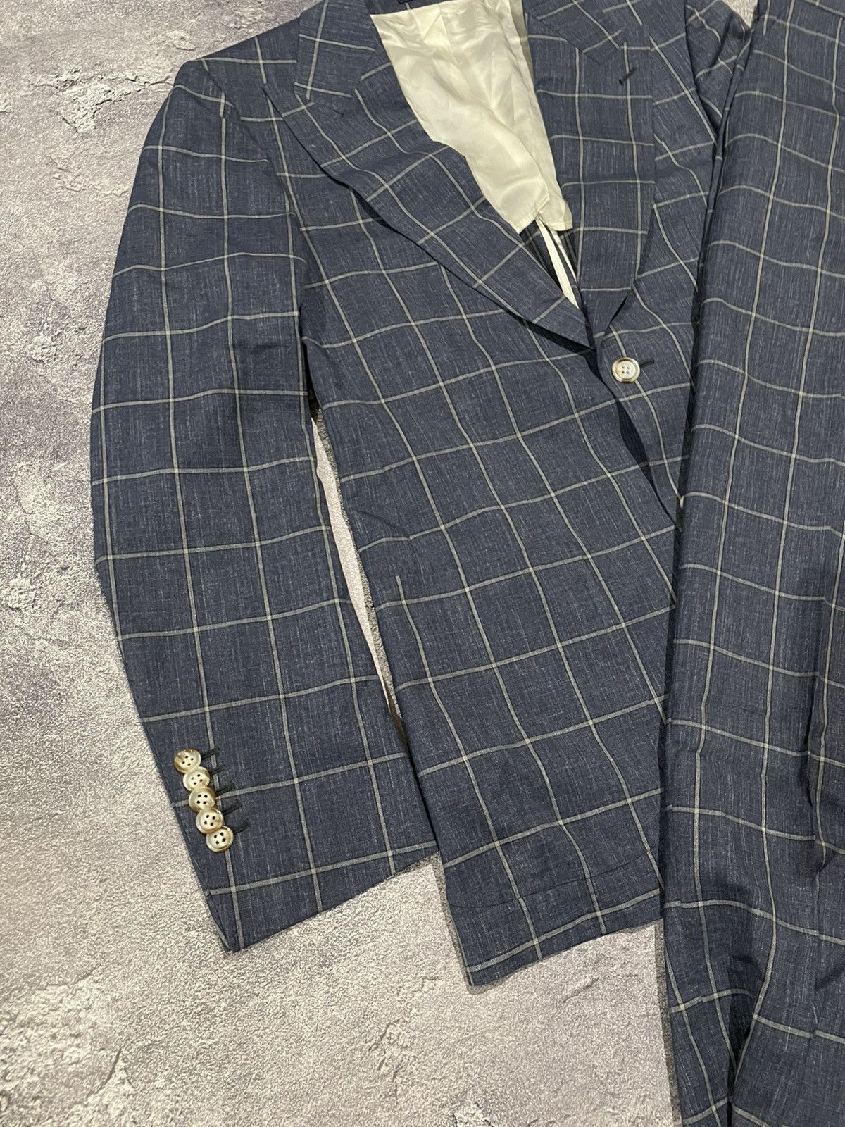Suitsupply Vintage Suitsupply Pure Wool Super 110s Classic Suit Size 38S - 3 Thumbnail