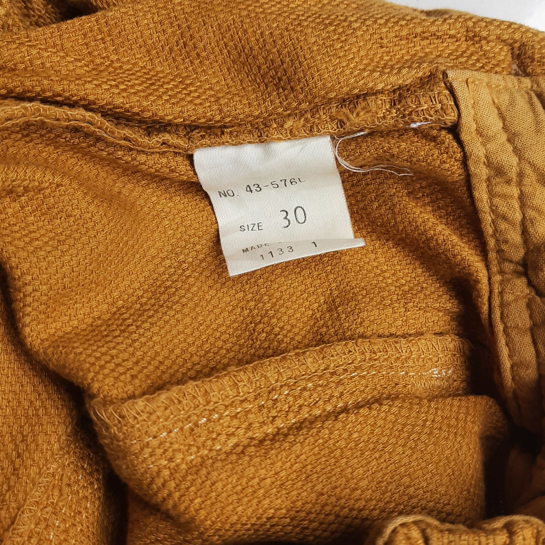 Kapital Spellbound Japan Mustard Sarouel Drawstring Pants Size US 32 / EU 48 - 6 Thumbnail