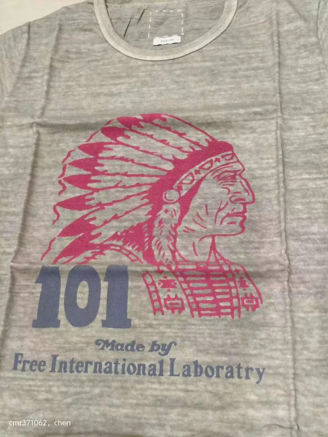 Visvim visvim 14aw streak dye 101 tee s/s Indian Chief lt green 2 Size US M / EU 48-50 / 2 - 2 Thumbnail