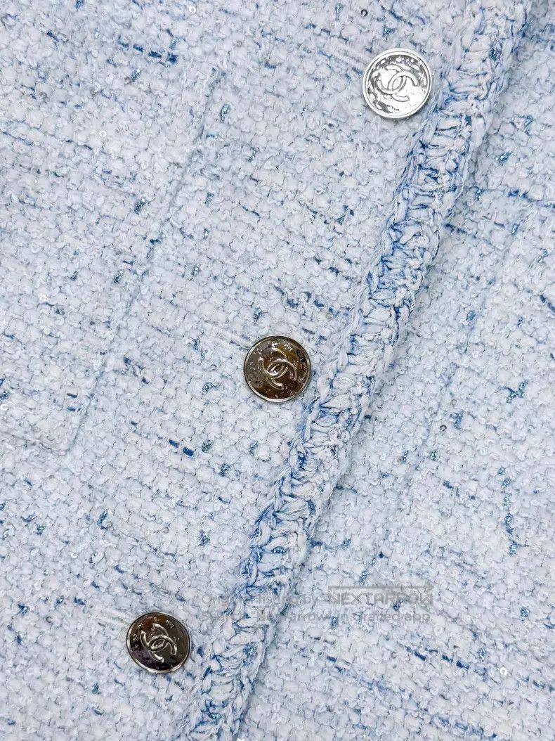 Chanel Chanel Sequined tweed vest jacket Size XXS / US 00 / IT 34 - 5 Thumbnail
