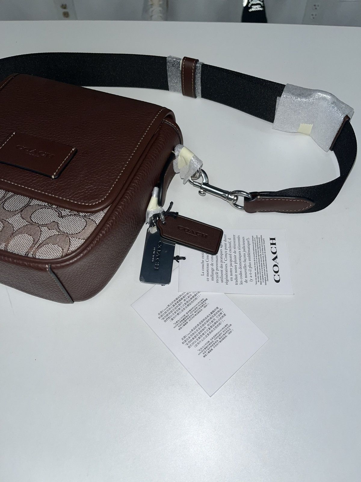 Coach Coach Lucas Crossbody In Signature Jacquard Size ONE SIZE - 7 Thumbnail
