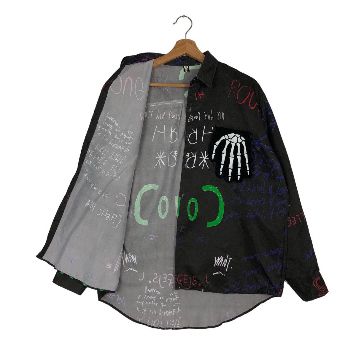 Japanese Brand 🔥COMME DES GARCONS INSPIRE DESIGN SHIRTS OVER PRINT Size US XL / EU 56 / 4 - 6 Thumbnail