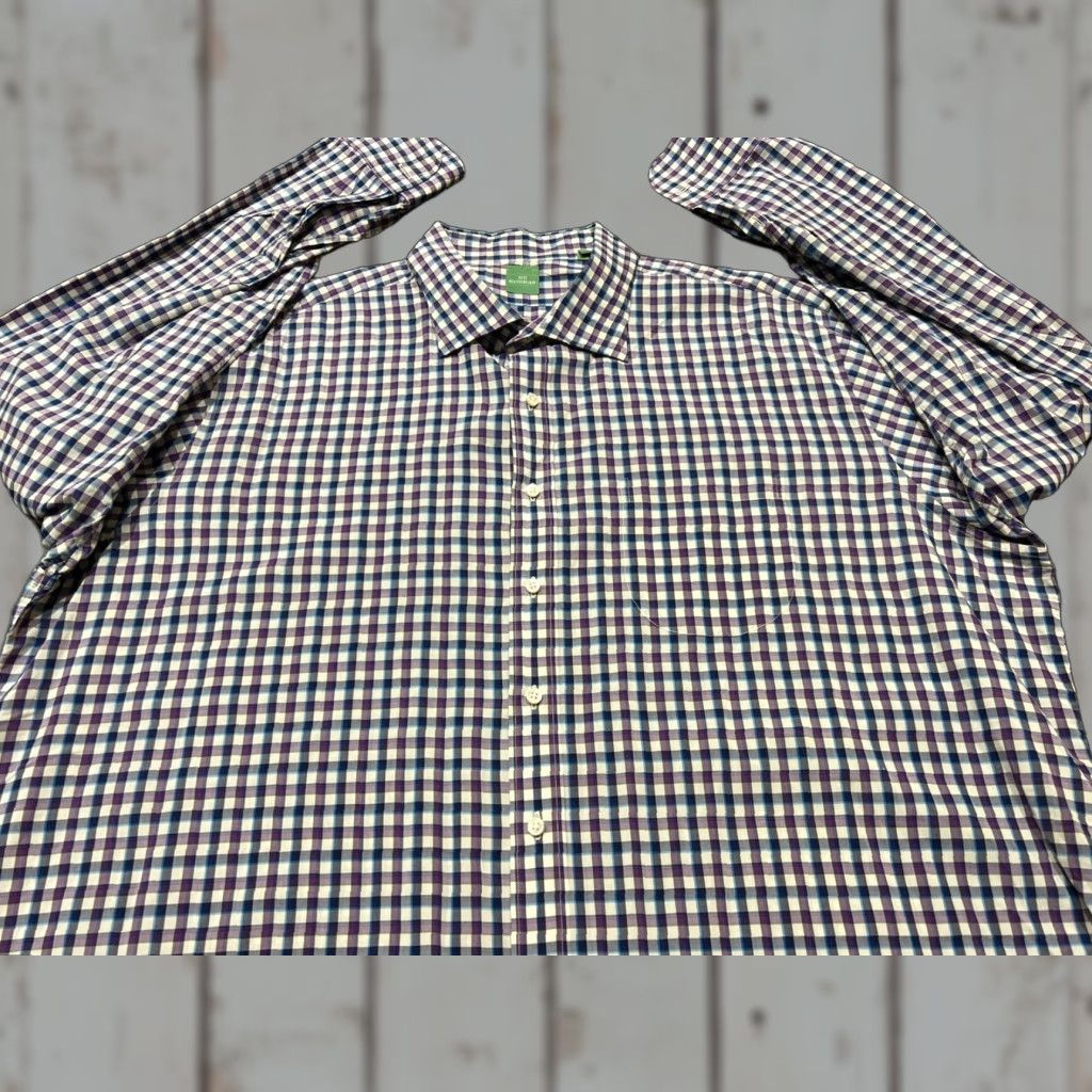 Sid Mashburn Sid Mashburn Plaid Handmade Shirt Men's 2XL XXL Oxford Preppy Button Down Size US XXL / EU 58 / 5 - 1 Thumbnail