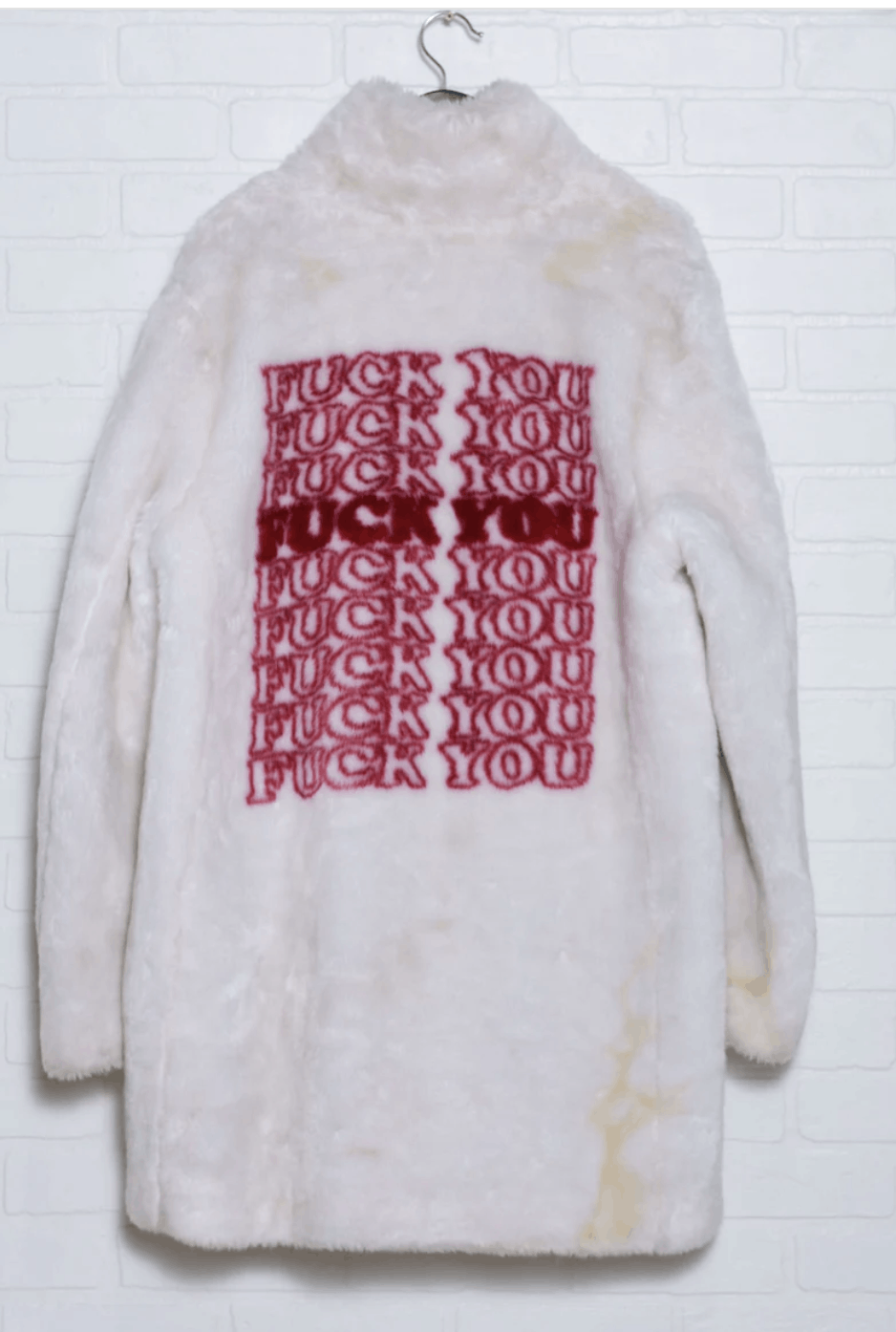 Supreme supreme x hysteric glamour f*uck you fur coat Size US L / EU 52-54 / 3 - 2 Thumbnail