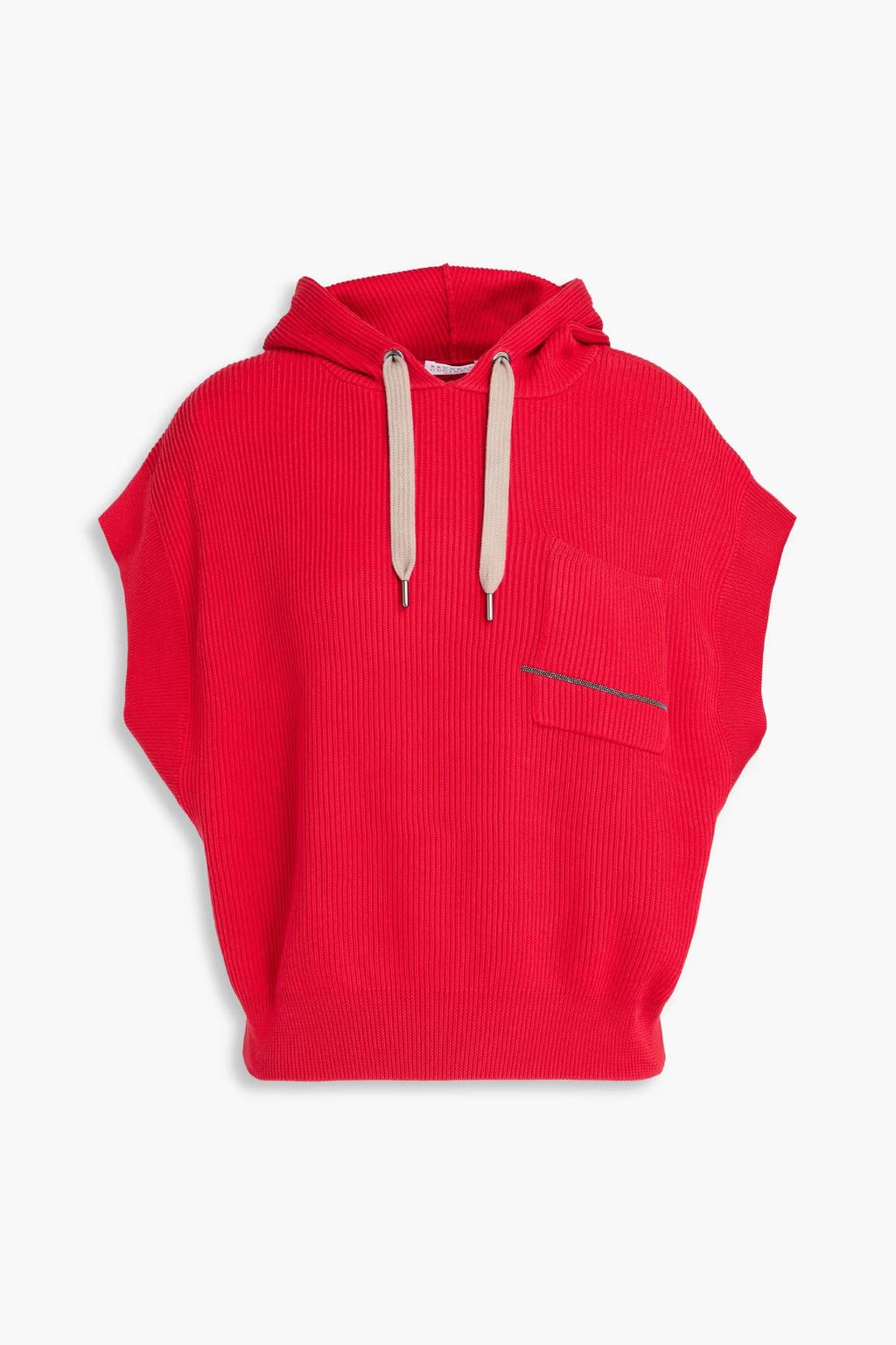 Brunello Cucinelli o1y0825 Hooded Sweater in Red Size M / US 6-8 / IT 42-44 - 1 Thumbnail