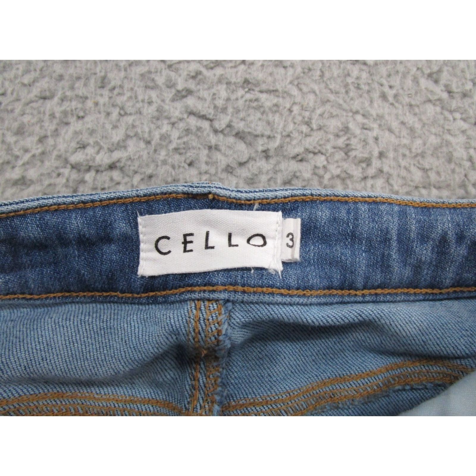 Denime Cello Jeans Skinny Denim Stretch Medium Wash Women Juniors Size 3 Blue Size 26" / US 2 / IT 38 - 4 Thumbnail