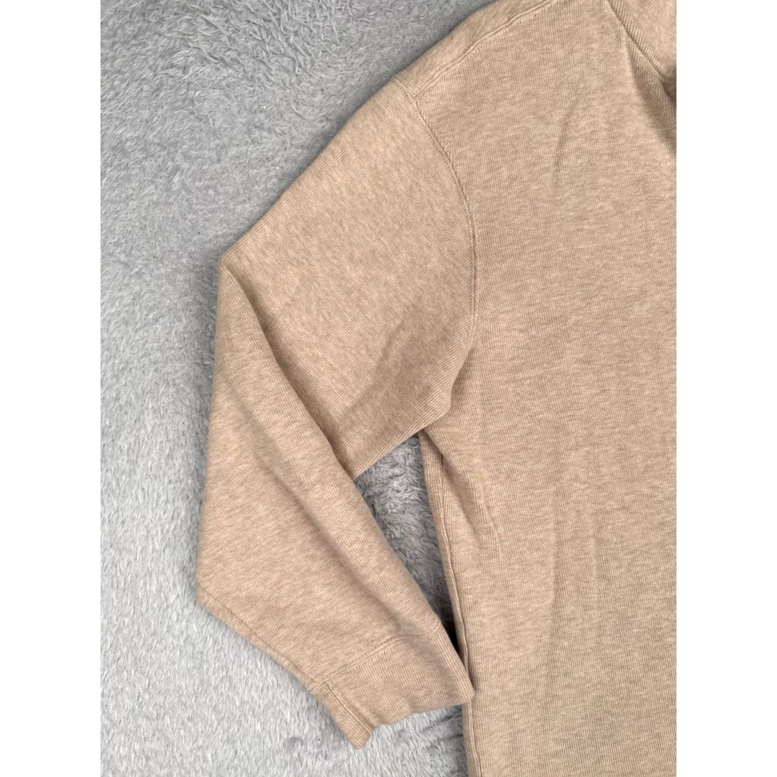Ralph Lauren VINTAGE Polo Ralph Lauren Sweater Adult XL Beige 1/4 Zip Mock Neck Pony Size US XL / EU 56 / 4 - 3 Thumbnail
