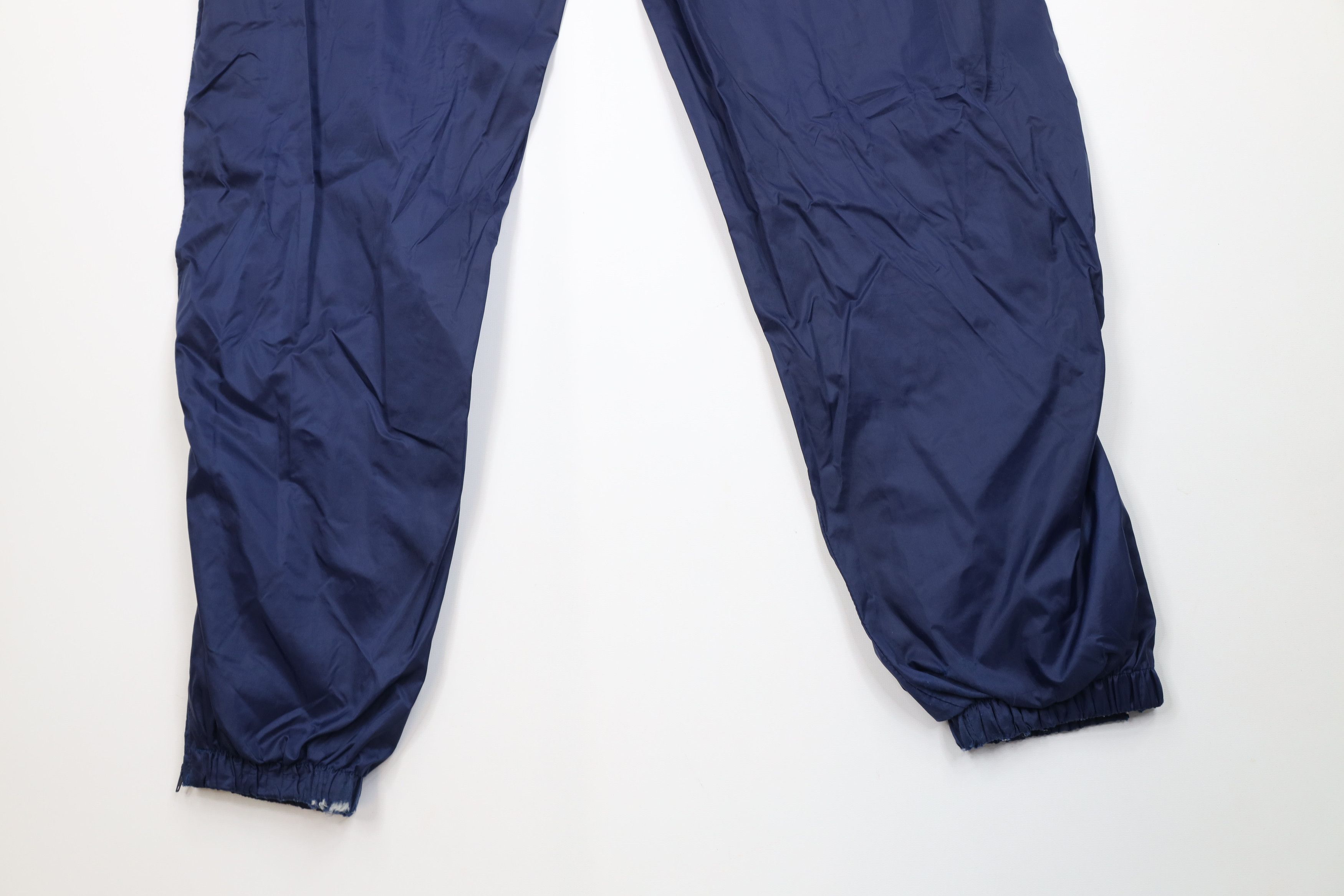 Vintage Vintage 90s Streetwear Lined Windbreaker Joggers Pants Blue Size US 34 / EU 50 - 15 Thumbnail