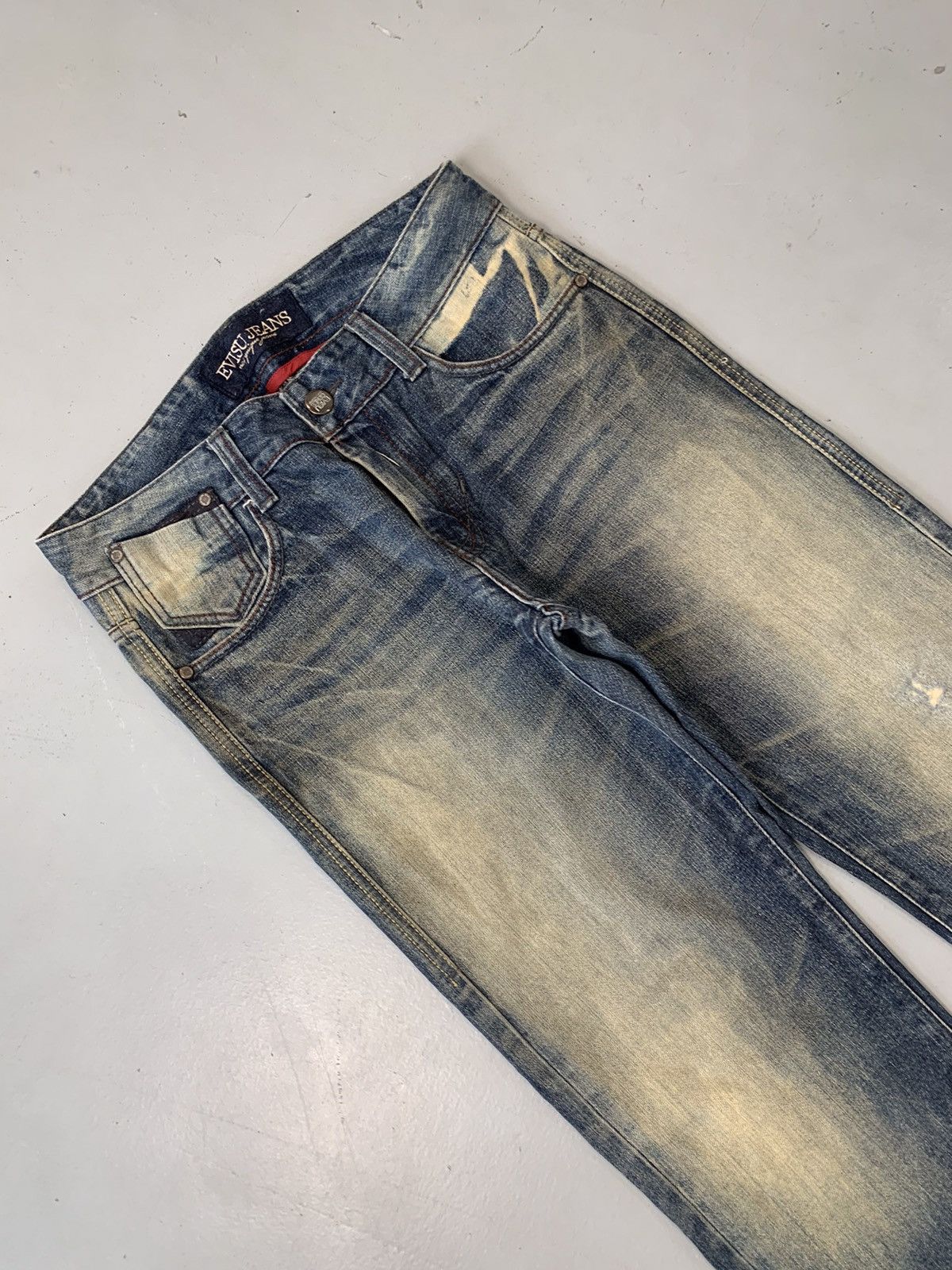 Japanese Brand Vintage Evisu inspired denim Size US 32 / EU 48 - 7 Thumbnail