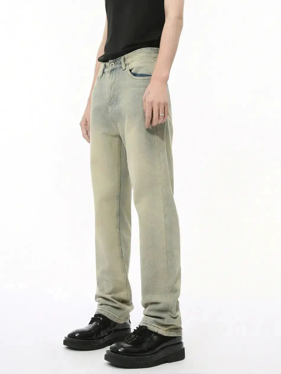 Japanese Brand Retro loose straight leg casual jeans Size US 30 / EU 46 - 1 Thumbnail