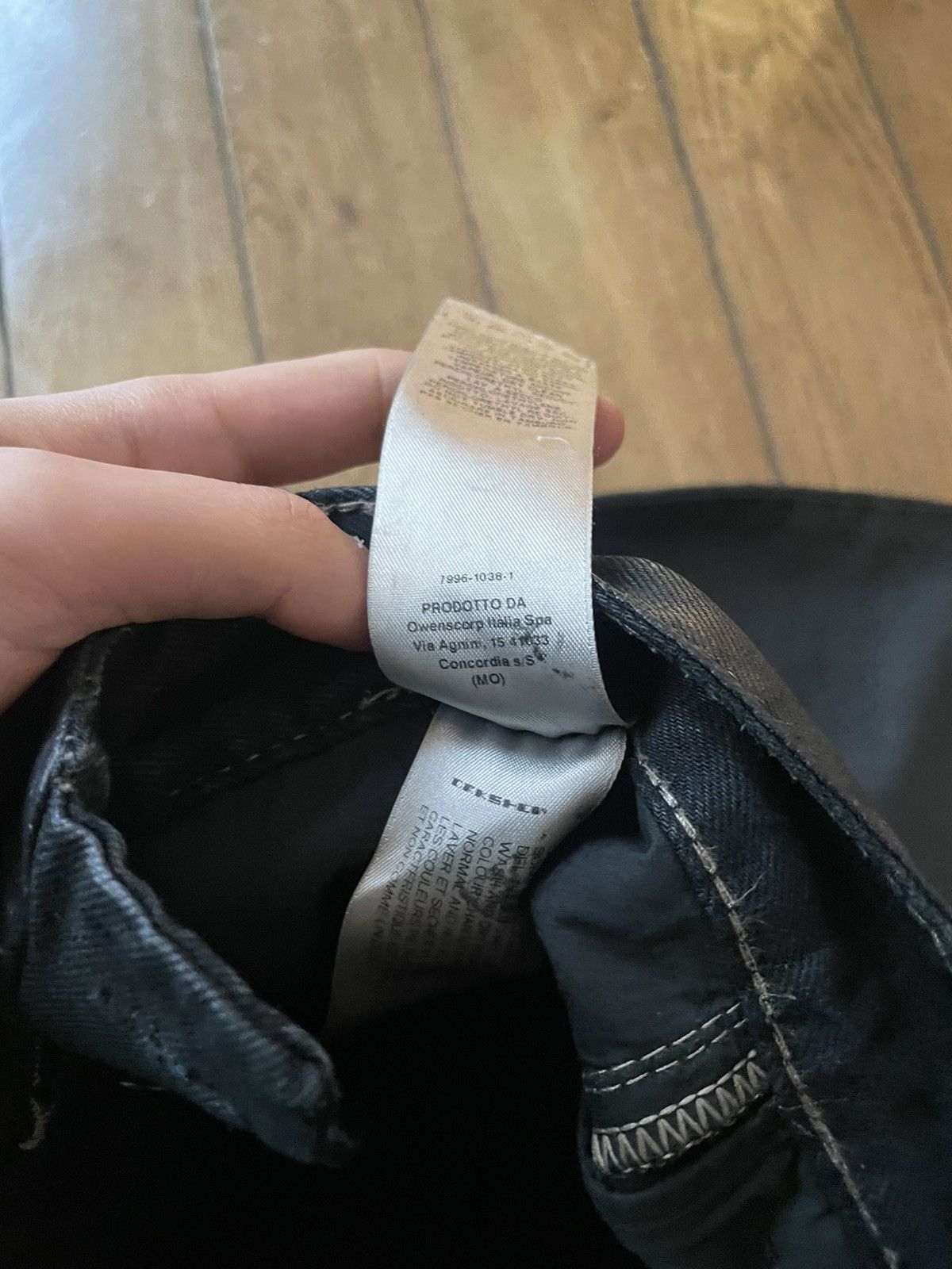 Rick Owens Rick Owens Mastodon Waxed Black Wide Denim Size US 30 / EU 46 - 7 Thumbnail