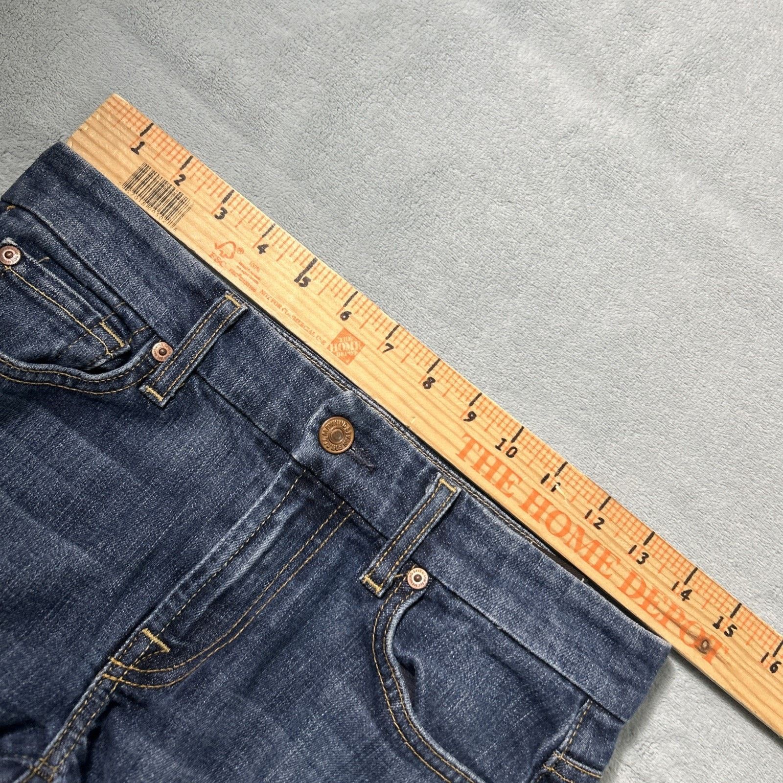 7 For All Mankind 7 ForAll Mankind Beyond Baggy Dojo Jeans 25 28x32 Flare Wide Size 28" / US 6 / IT 42 - 14 Thumbnail