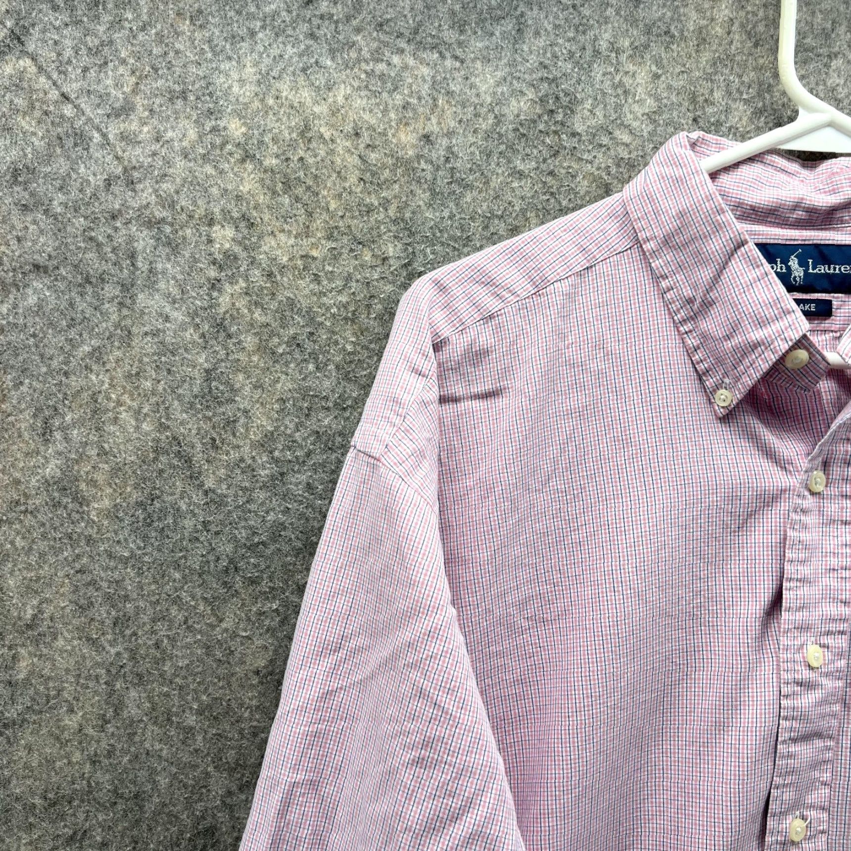 Polo Ralph Lauren Polo Ralph Lauren Shirt Men Large Adult Pink Casual Button Down Blake Preppy Regular Sleeve Long Pink Size US L / EU 52-54 / 3 - 3 Thumbnail