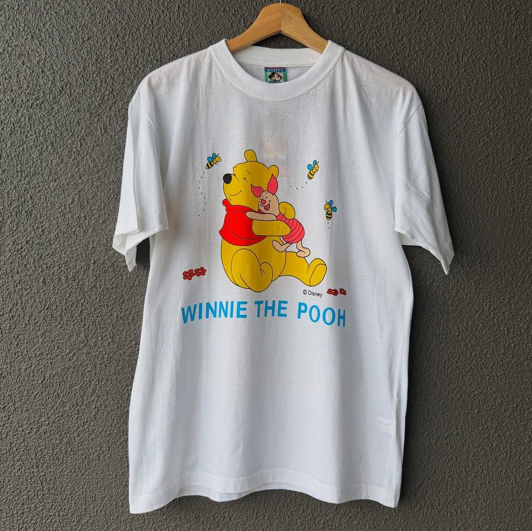 Vintage Winnie The Pooh Japan 90's Vintage T-Shirt (BNWT!) Size US M / EU 48-50 / 2 - 1 Thumbnail