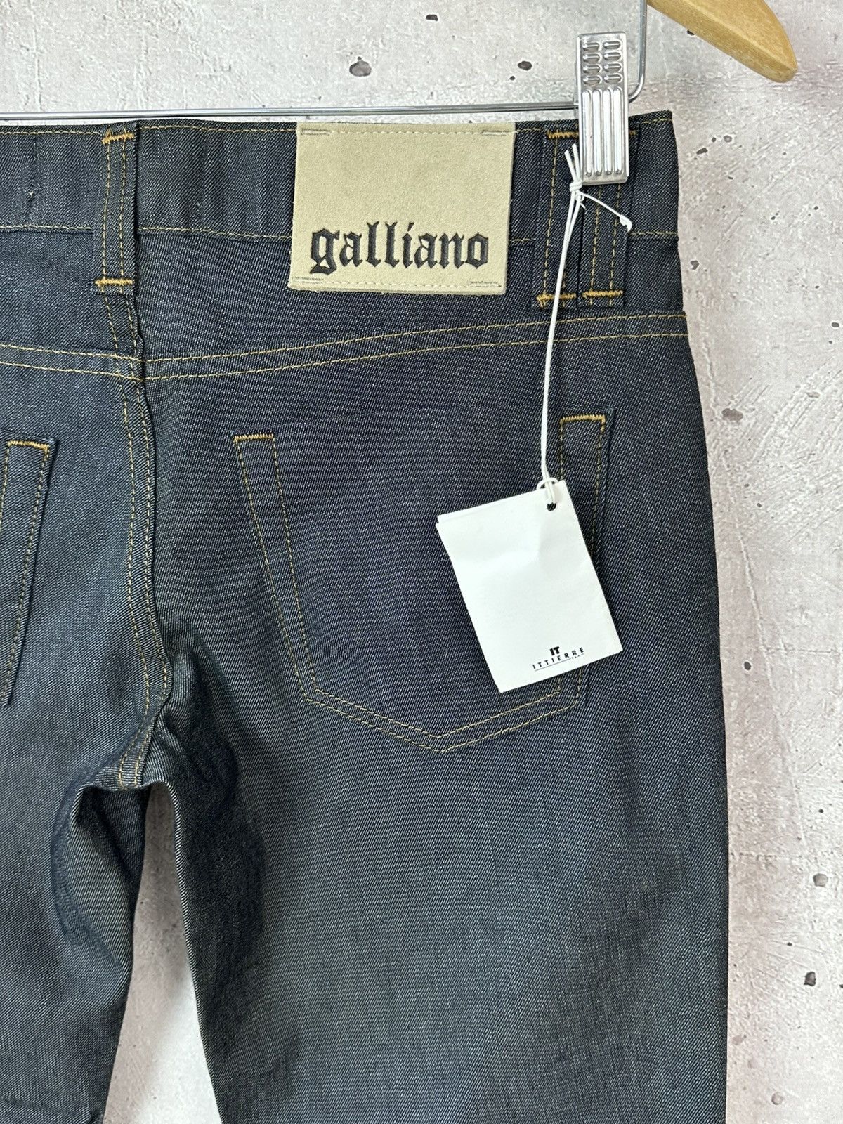 John Galliano NWT Galliano Vintage Made in Italy Dark Grey Women’s Jeans Size 26" / US 2 / IT 38 - 7 Thumbnail