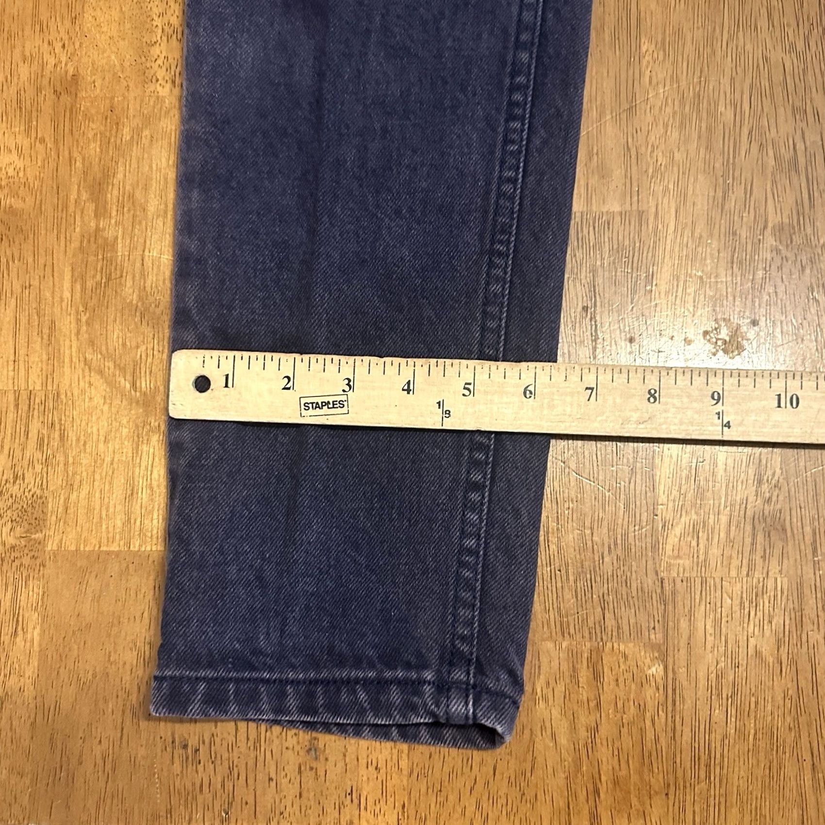 Guess VINTAGE Guess Purple Jeans Pants 90s Latch Button 26x30 Denim Cotton Adults 28? Size 28" / US 6 / IT 42 - 7 Thumbnail