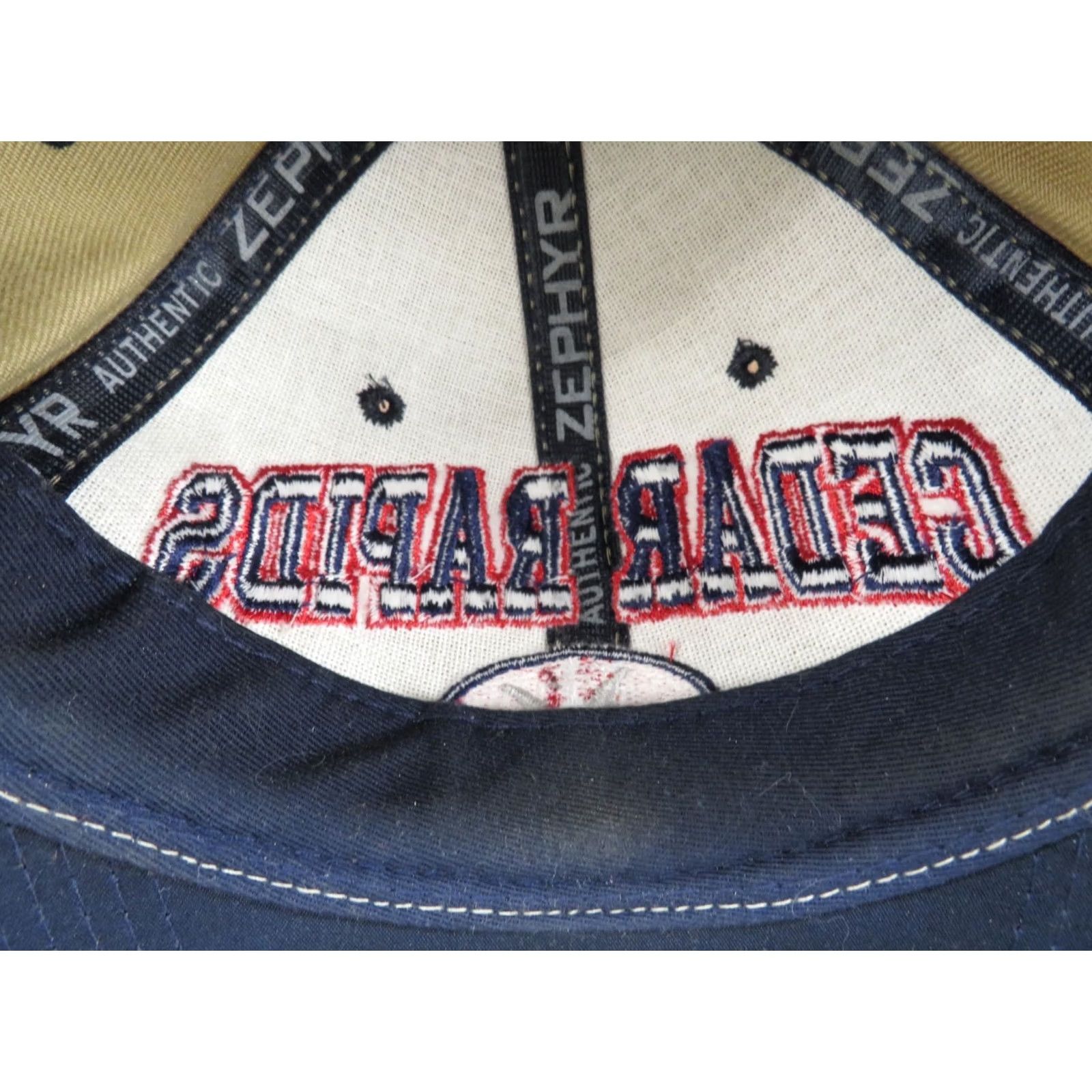 Vintage VINTAGE Zepher Hat Fitted Unisex Adults 7 3/8 Red Kernels Cerdar Rapids Sports Team Baseball Football Adjustable Summer Spring Size ONE SIZE - 6 Thumbnail