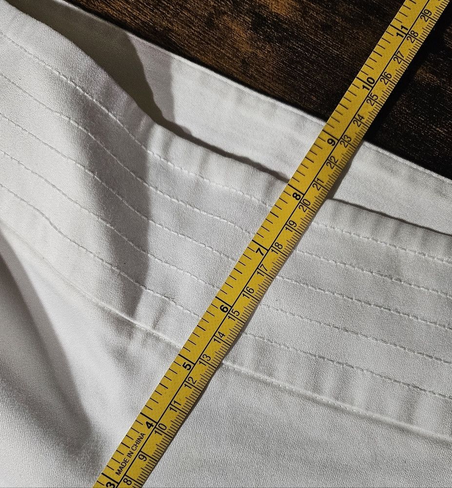 Trina Turk Y2K Trina Turk White Wide Leg Crop Trousers Pants 6 Size 28" / US 6 / IT 42 - 7 Thumbnail