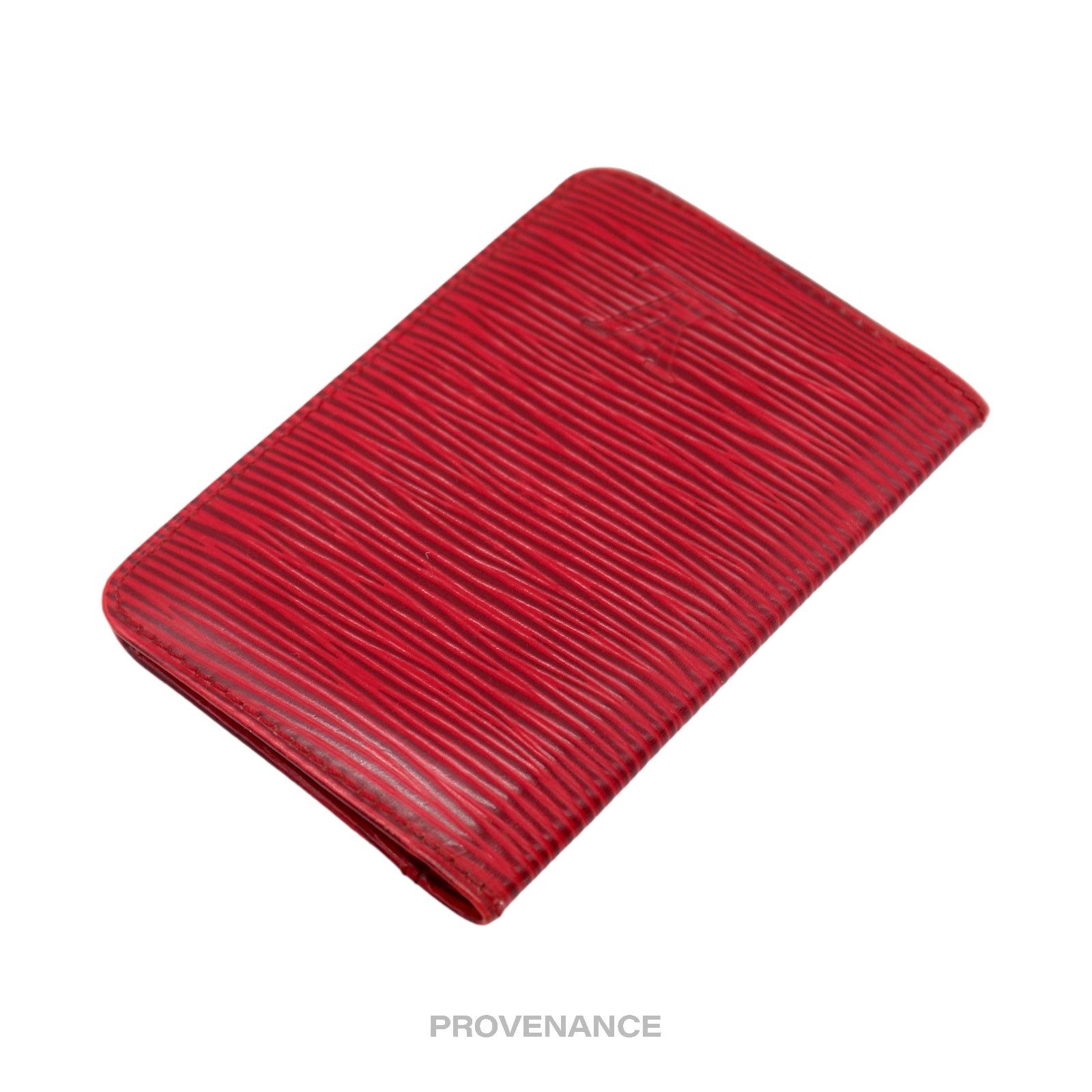 Louis Vuitton 🔴 Louis Vuitton "MALLETIER" PO Wallet - Red Epi Size ONE SIZE - 5 Thumbnail
