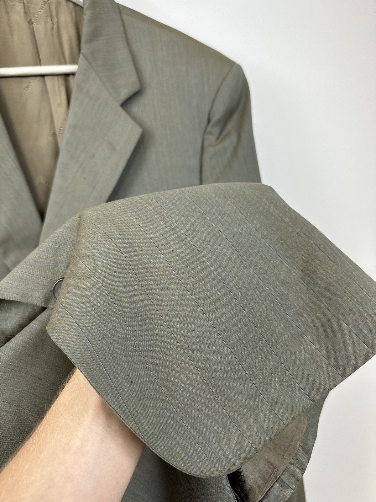 Trussardi Vintage 90s Trussardi 3-Button Rare Archival Designer Blazer Size 52R - 11 Thumbnail