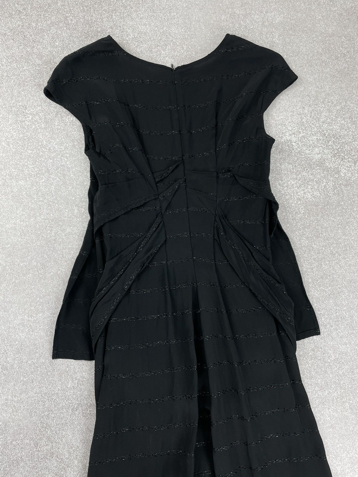 ATSURO TAYAMA × Designer × Japanese Brand Atsuro Tayama Abstract Black Dress Japan Style Yohji Size S / US 4 / IT 40 - 6 Thumbnail