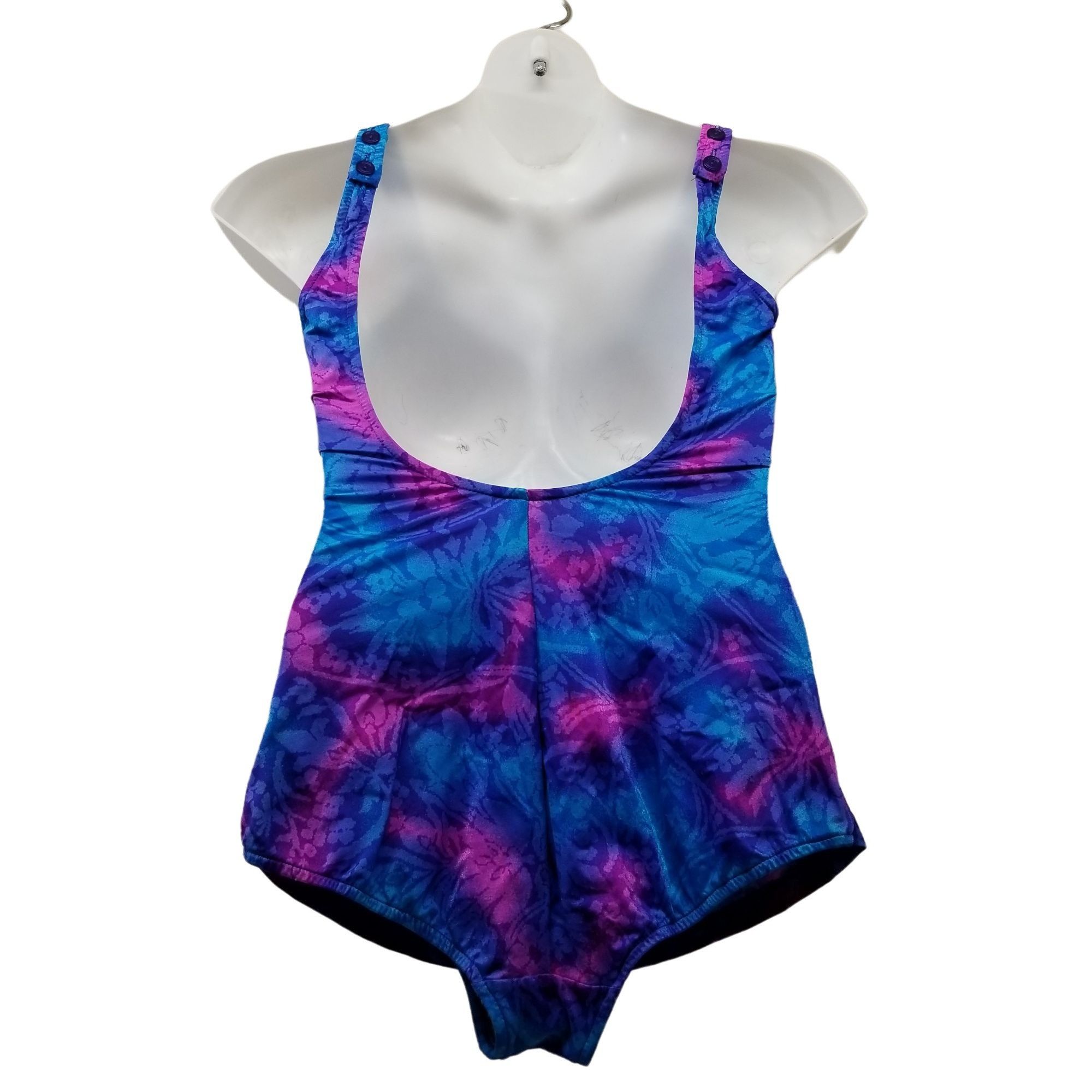 Other Maxine Hollywood Vintage 18 Bathing Suit One Pc Swim Tropica Size ONE SIZE - 10 Thumbnail