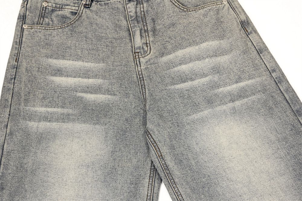 Japanese Brand × Jean Trendy street casual distressed washed straight jeans Size US 32 / EU 48 - 6 Thumbnail