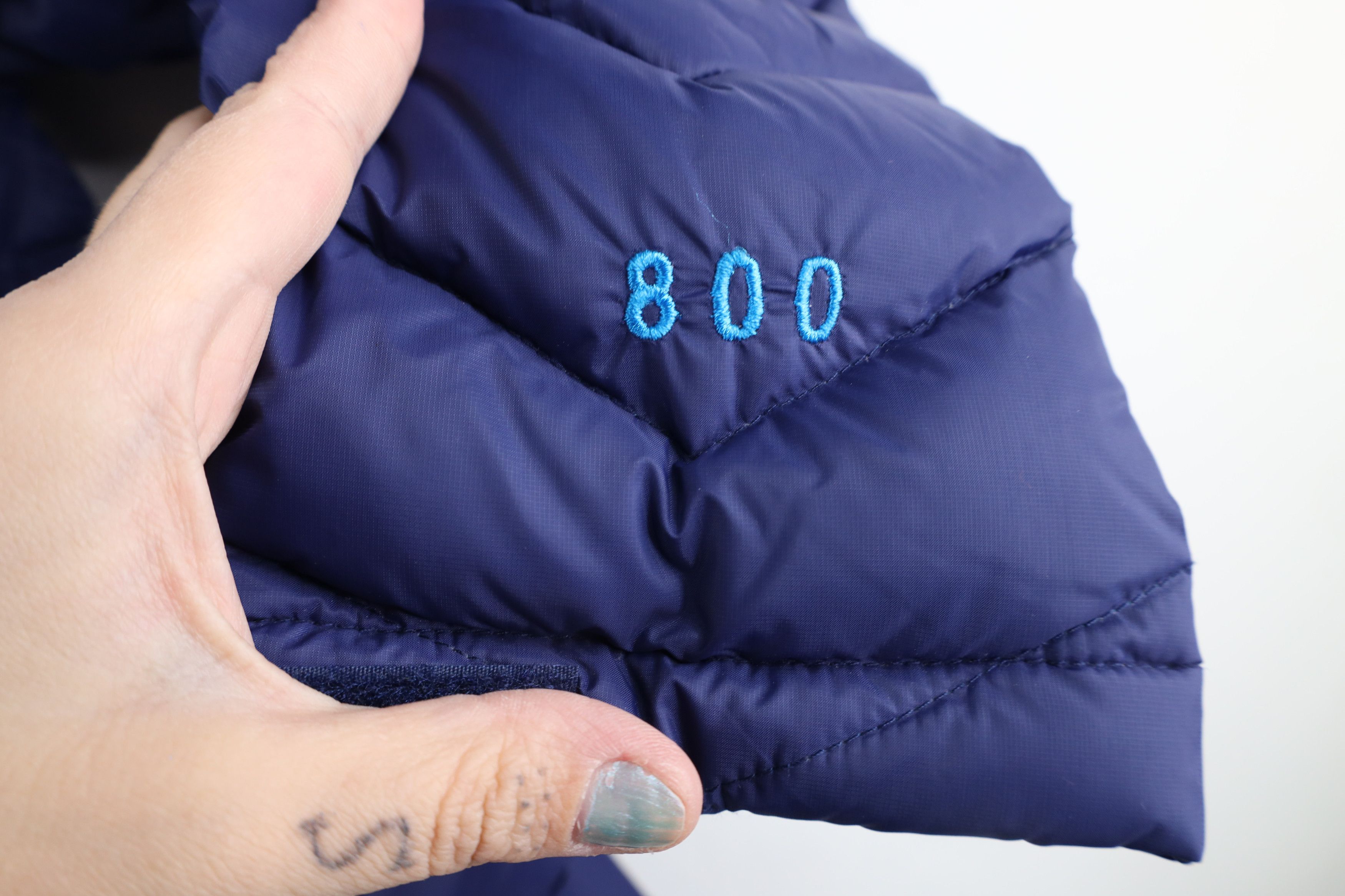Cabelas × Vintage Cabelas Goose Down Insulated Full Zip Puffer Jacket Blue Size L / US 10 / IT 46 - 4 Thumbnail