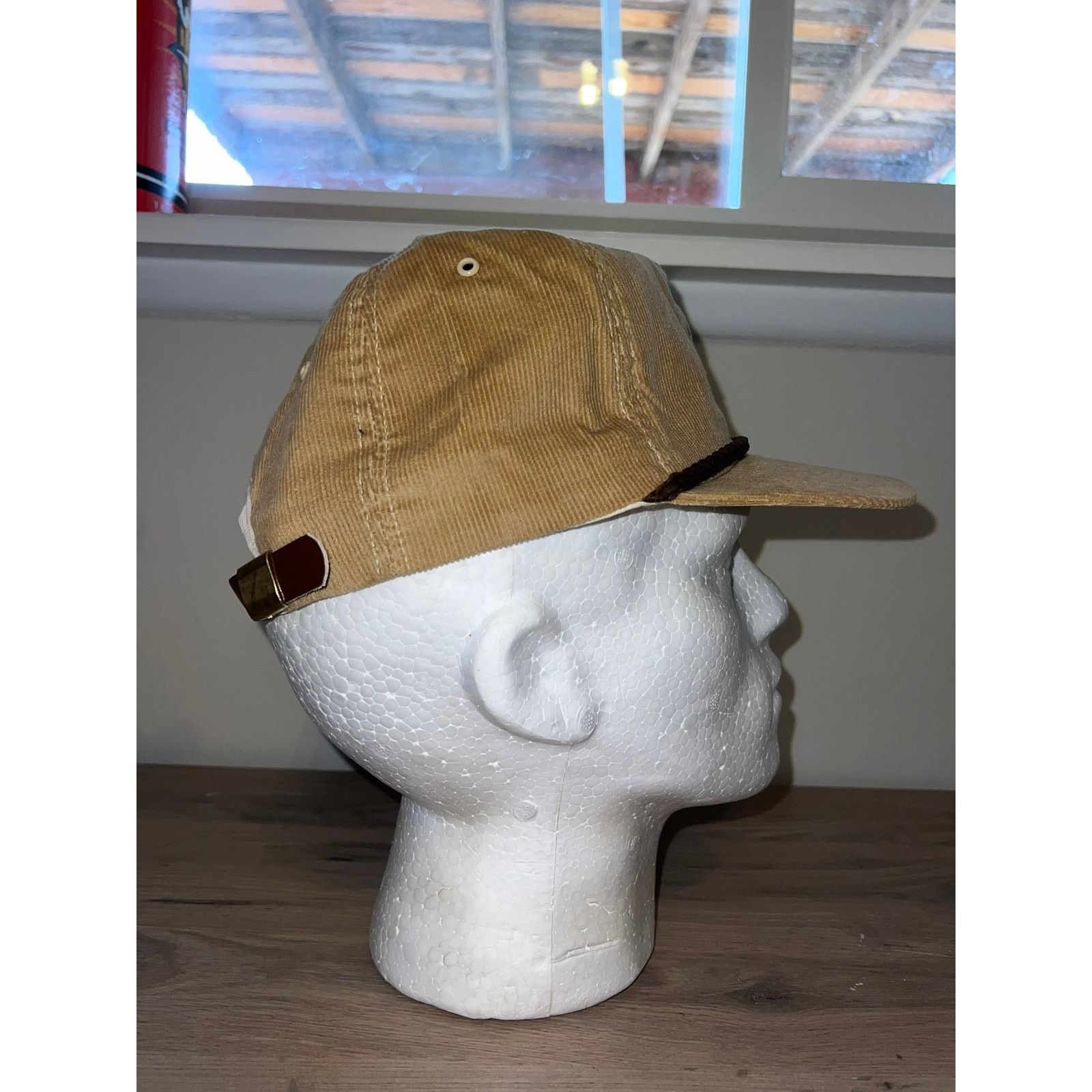 Vintage Vintage Continental Lime Inc. Brown Hat Headwear Corduroy Size ONE SIZE - 5 Thumbnail