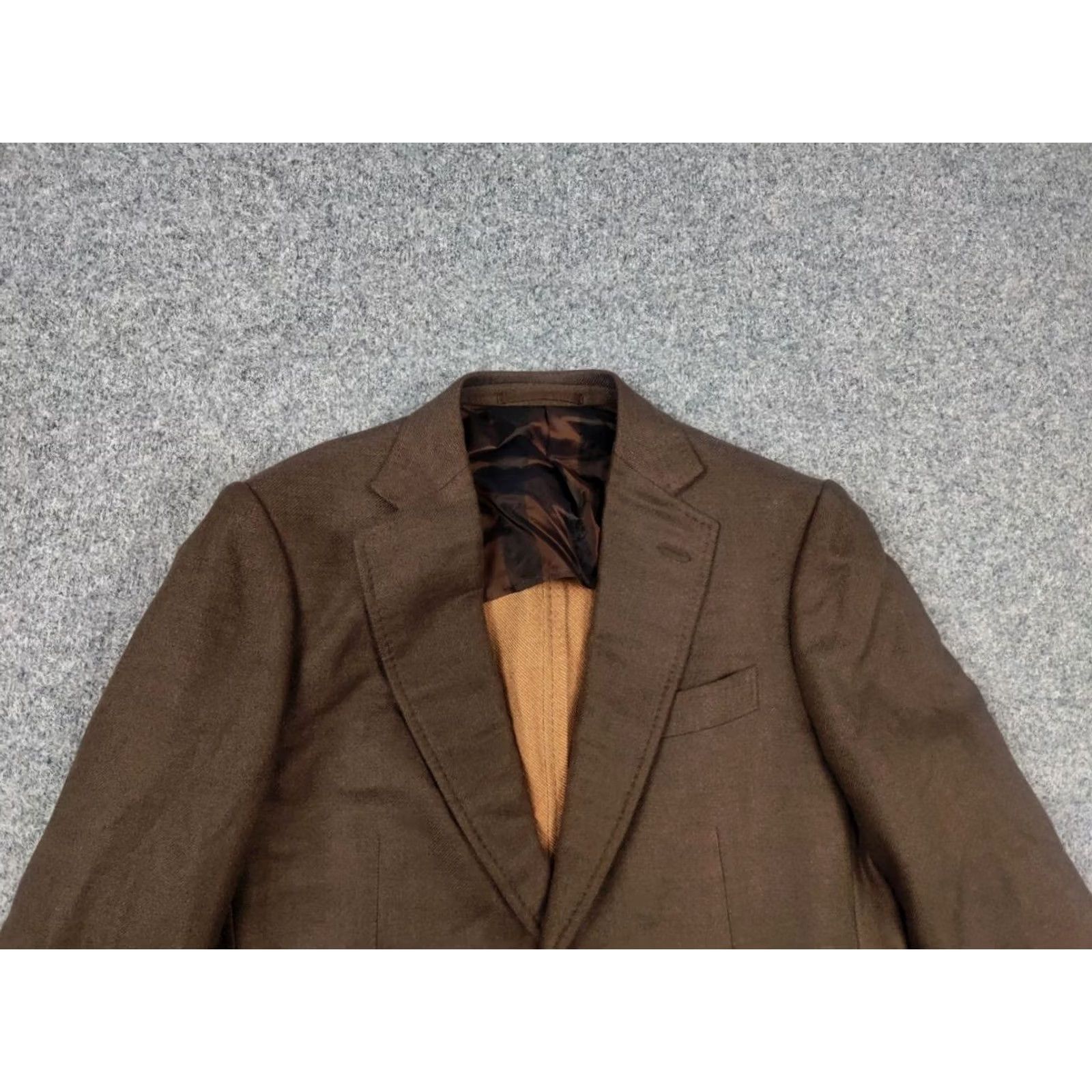 Pal Zileri Pal Zileri Blazer Shirt Jacket Brown Cashmere Silk 2 Button Notch Lapel Single-Breasted Vintage No 3-Button Sleeve 58 cm L Regular Italy 2 Piece Size 42R - 6 Thumbnail