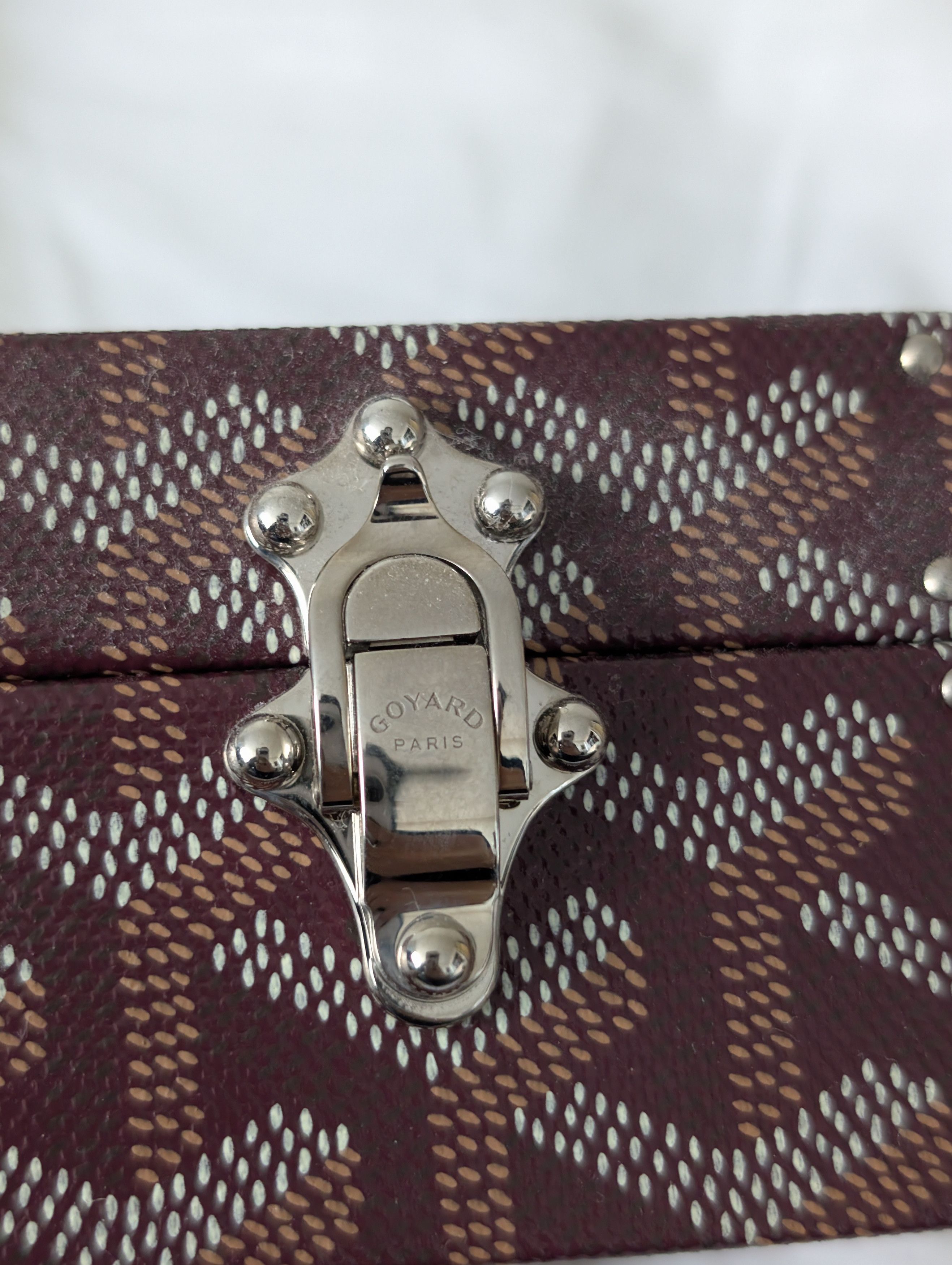 Goyard Regence Burgundy Ring Box Size ONE SIZE - 2 Thumbnail
